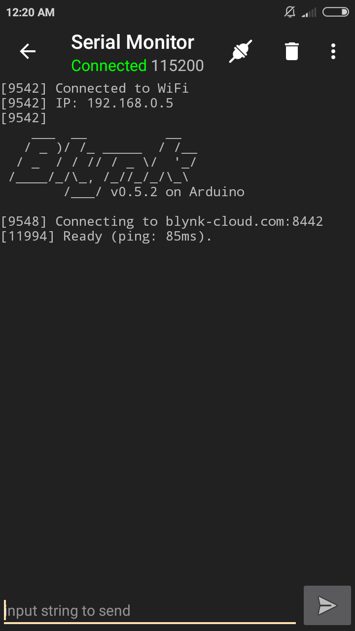 اسکرین شات 5 برنامه ESP8266 Loader (Blynk Uploader