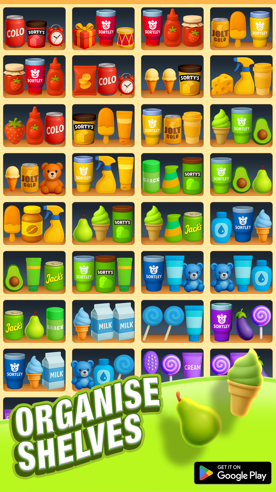 اسکرین شات 3 بازی Goods Sorting: Match 3 Puzzle