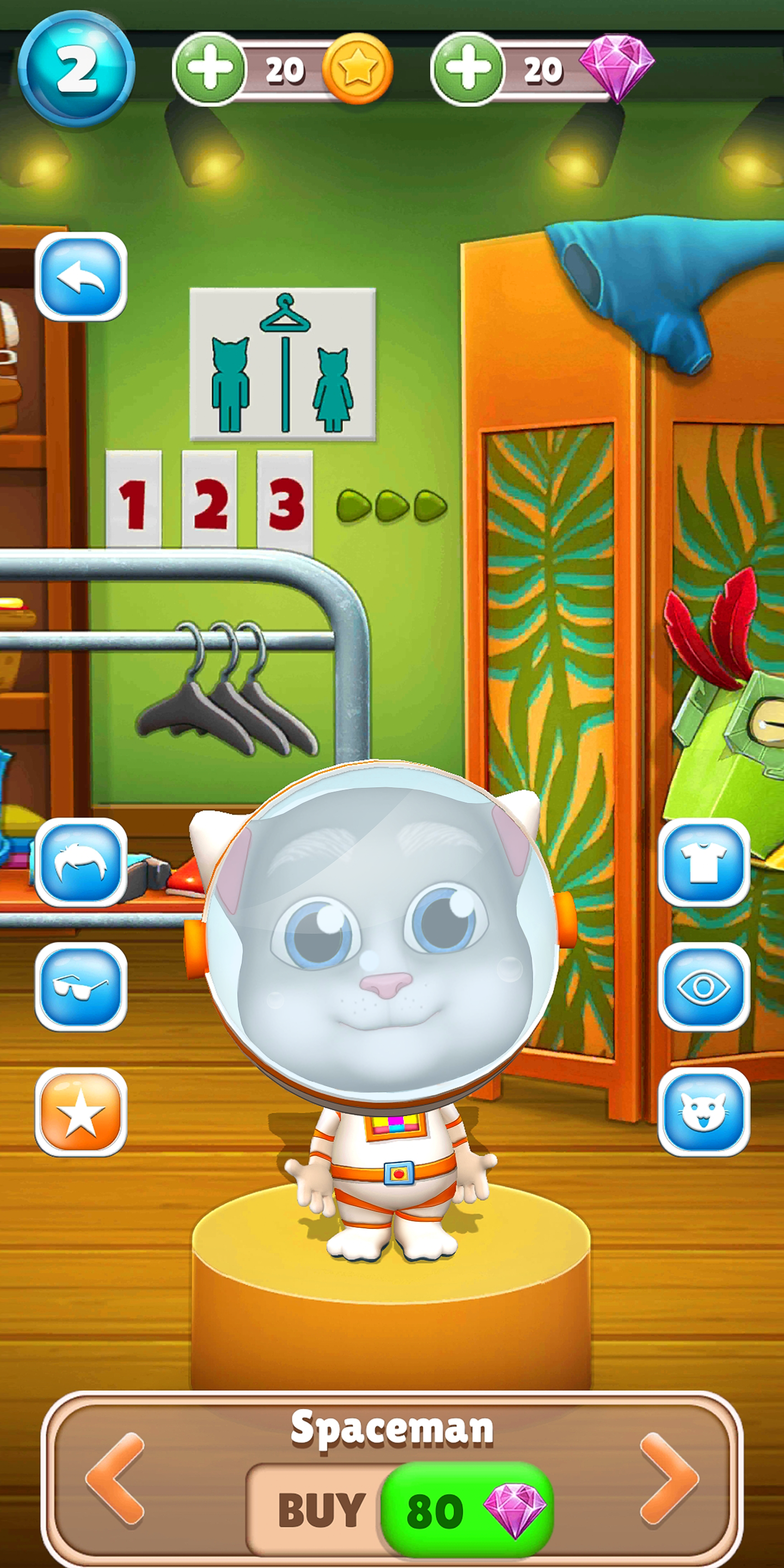 اسکرین شات 6 بازی Virtual Pet Bob - Funny Cat