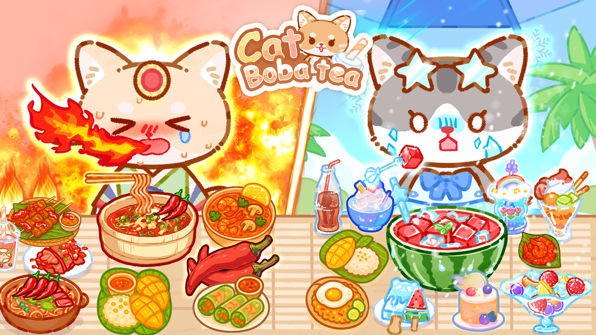 اسکرین شات 6 بازی Cat Boba Tea: Food ASMR Master