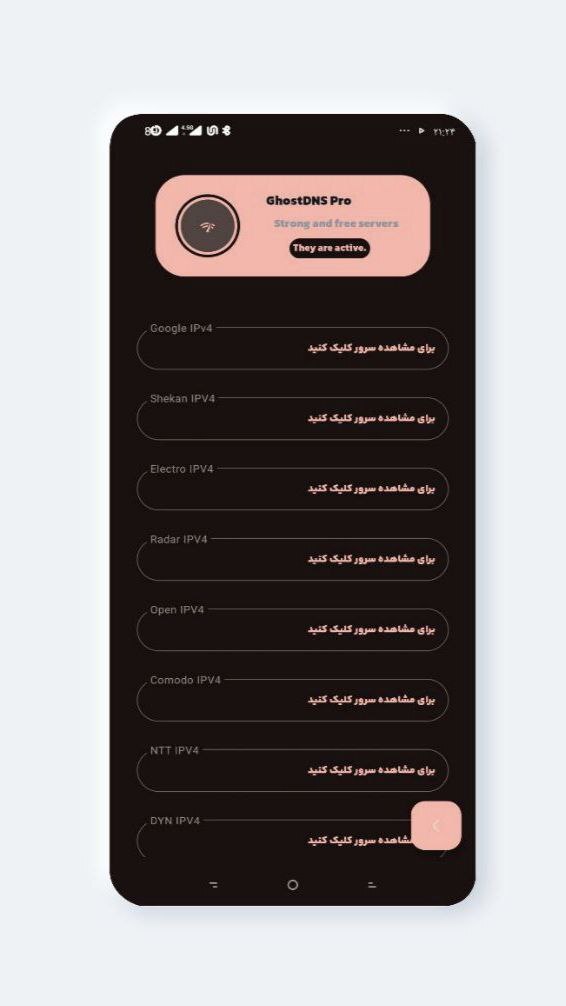 اسکرین شات 3 برنامه گوست دی ان اس پرو