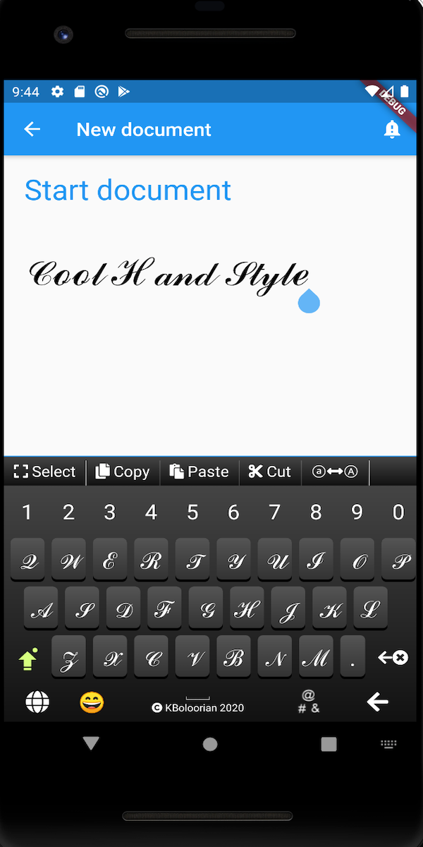 اسکرین شات 5 برنامه Farsi Keyboard