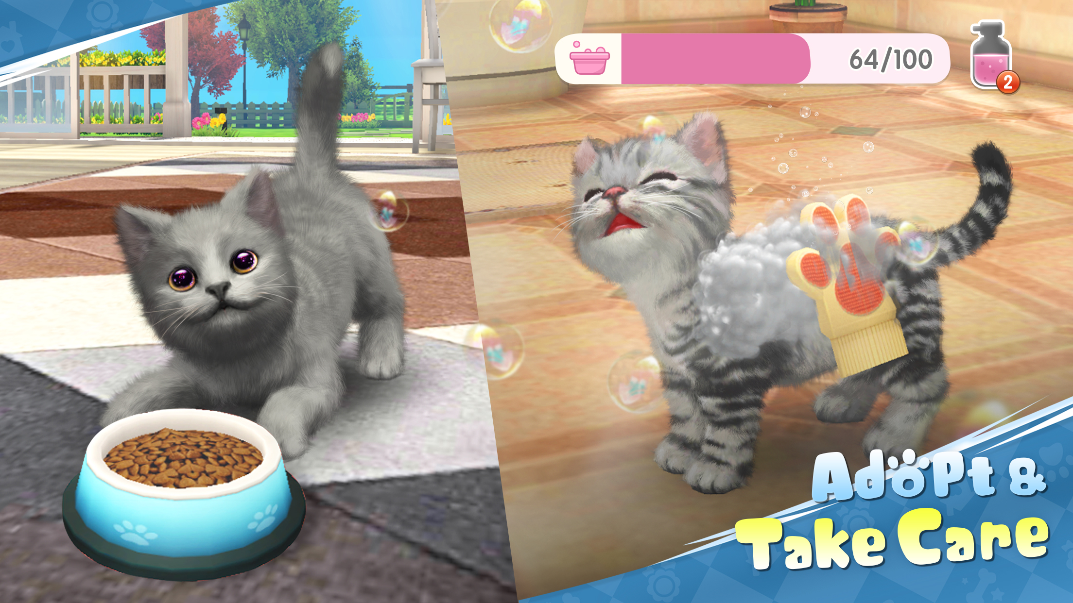 اسکرین شات 3 بازی Kitten: Cat Game Simulator