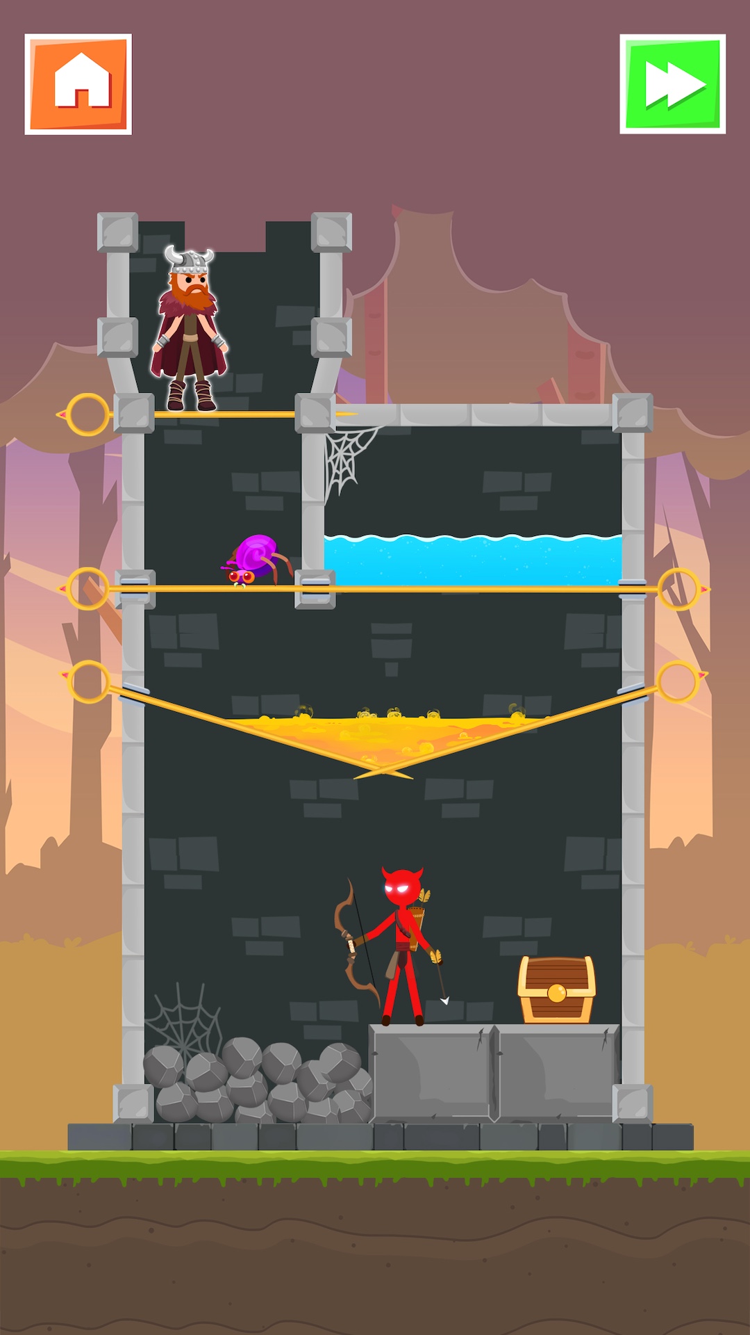 اسکرین شات 6 بازی Stickman Games: Puzzle & Relax