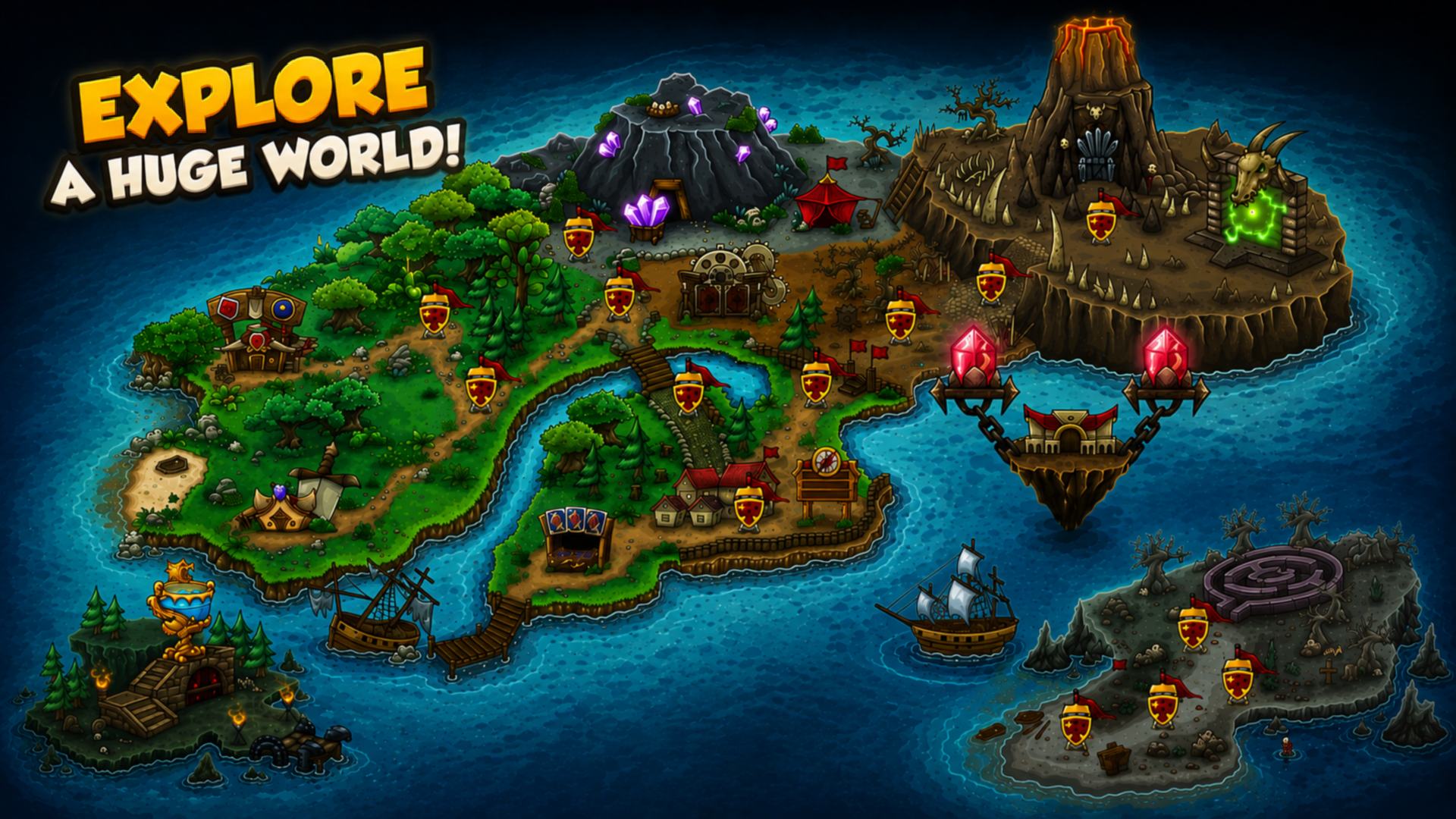 اسکرین شات 3 بازی Booblyc TD Realm Tower Defense