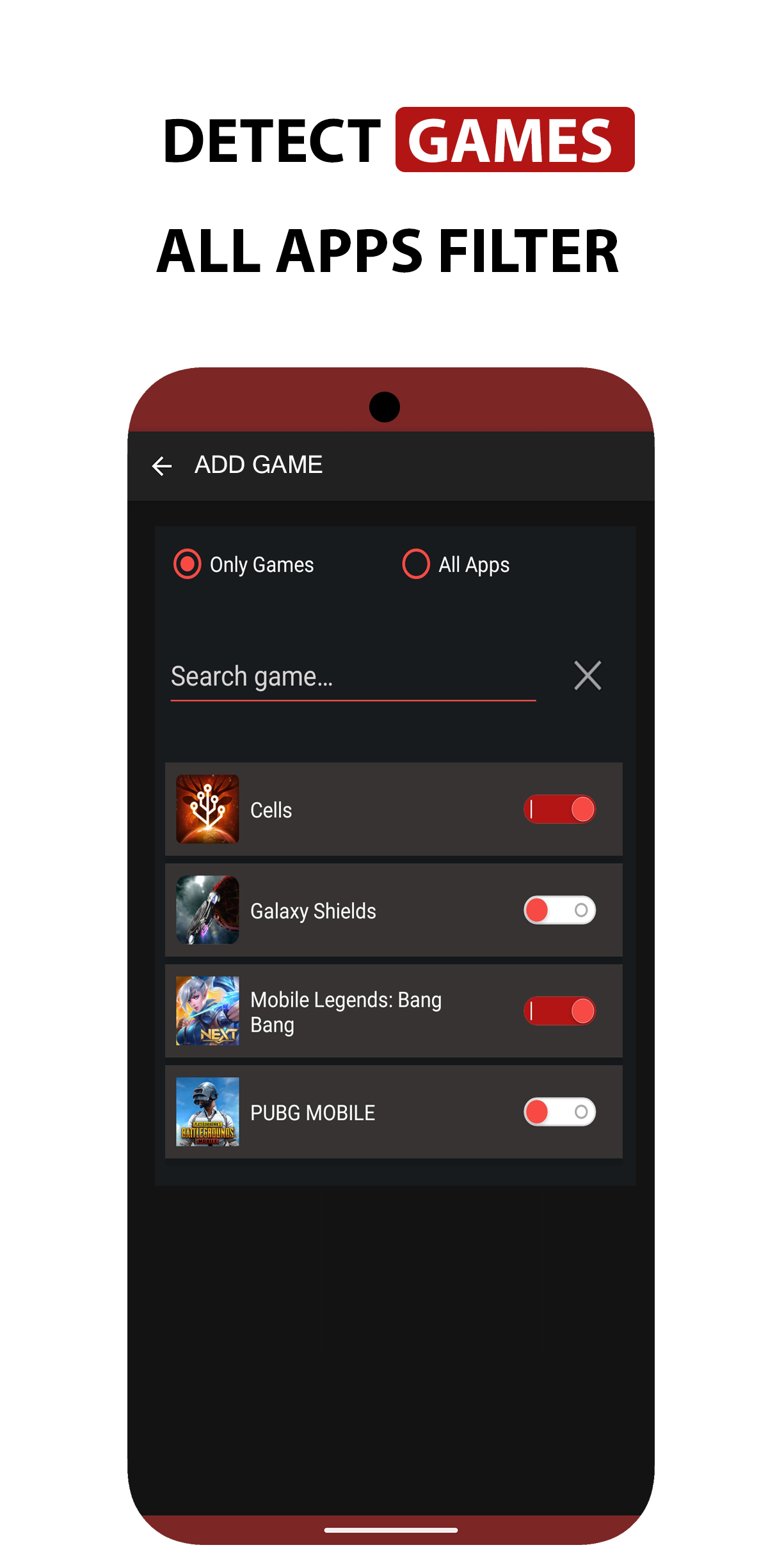 اسکرین شات 2 برنامه Game Booster Fire GFX- Fix Lag