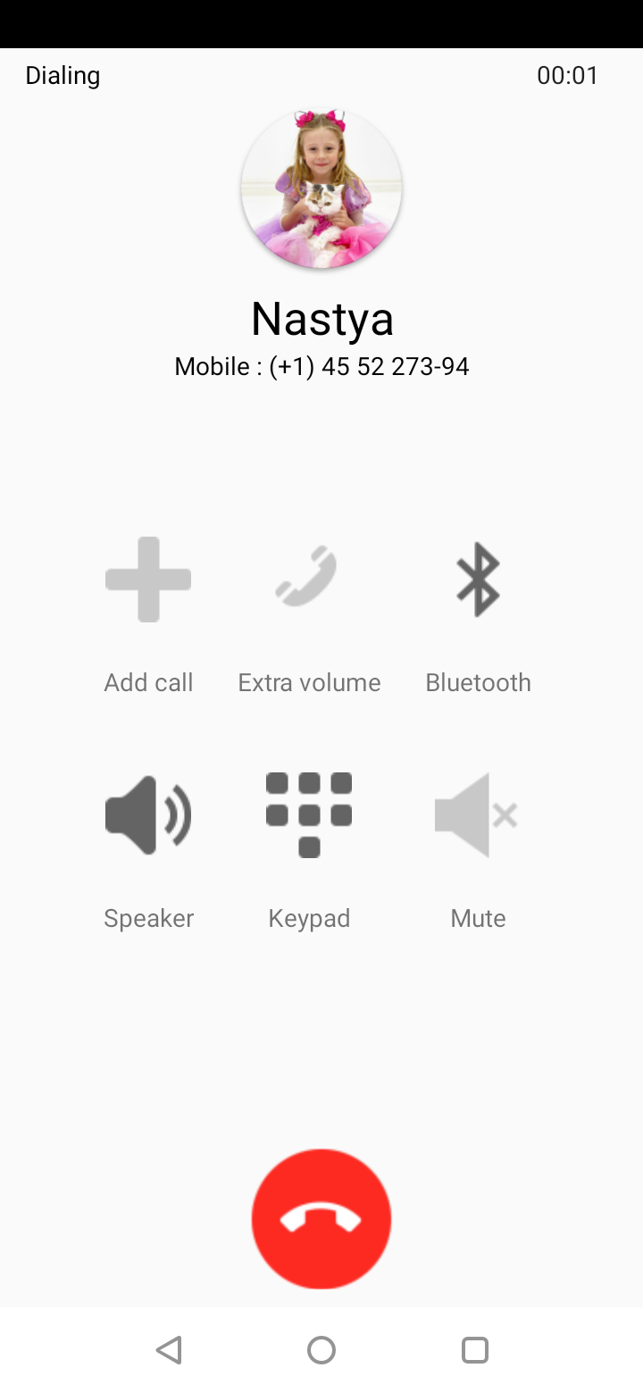 اسکرین شات 3 برنامه Like Nastya Fake Video Call -