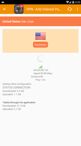 اسکرین شات 5 برنامه Hotspot Vpn Proxy Master - Vpn Free Internet
