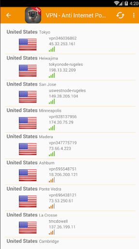 اسکرین شات 2 برنامه Hotspot Vpn Proxy Master - Vpn Free Internet