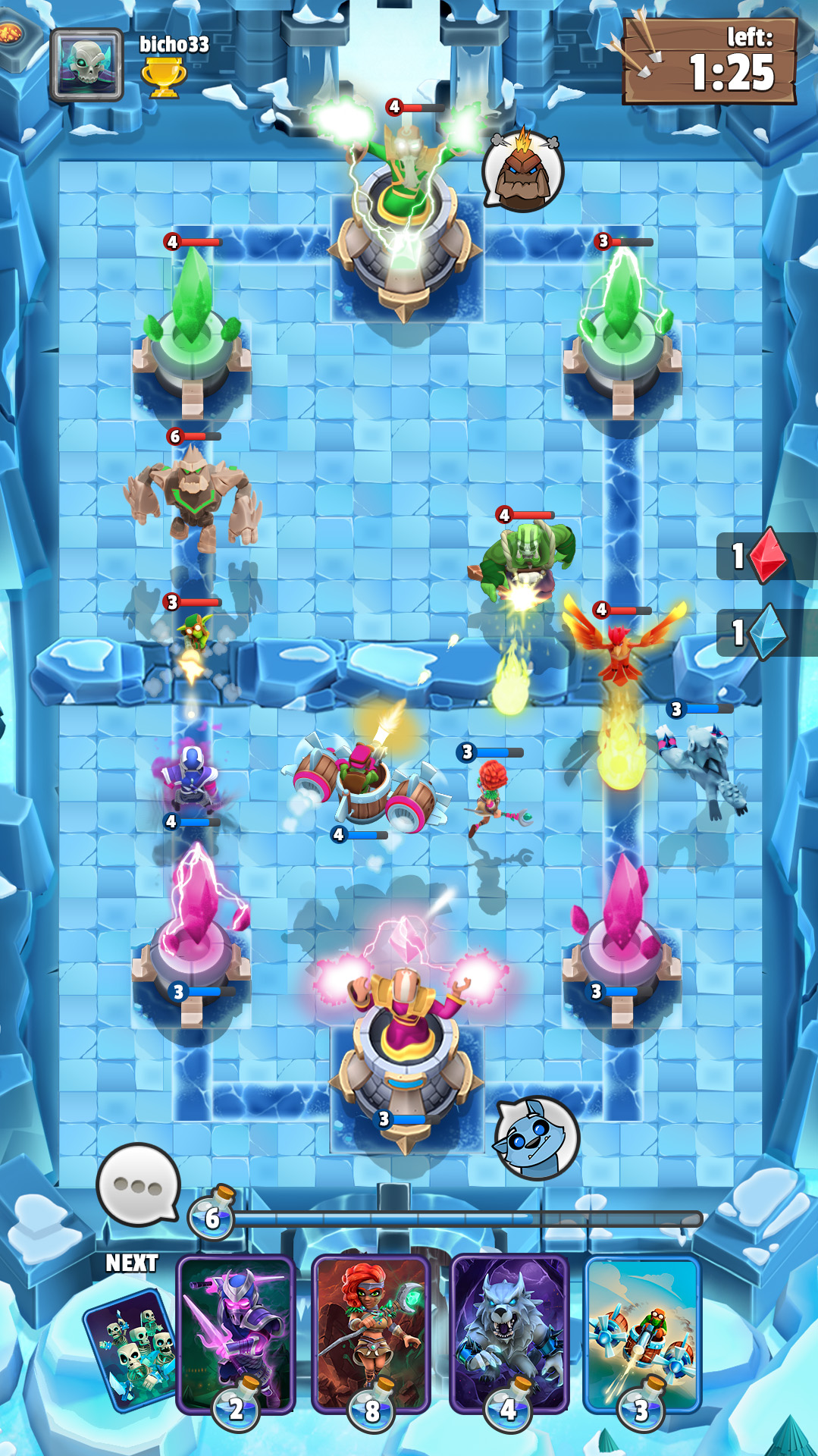 اسکرین شات 2 بازی Clash of Wizards