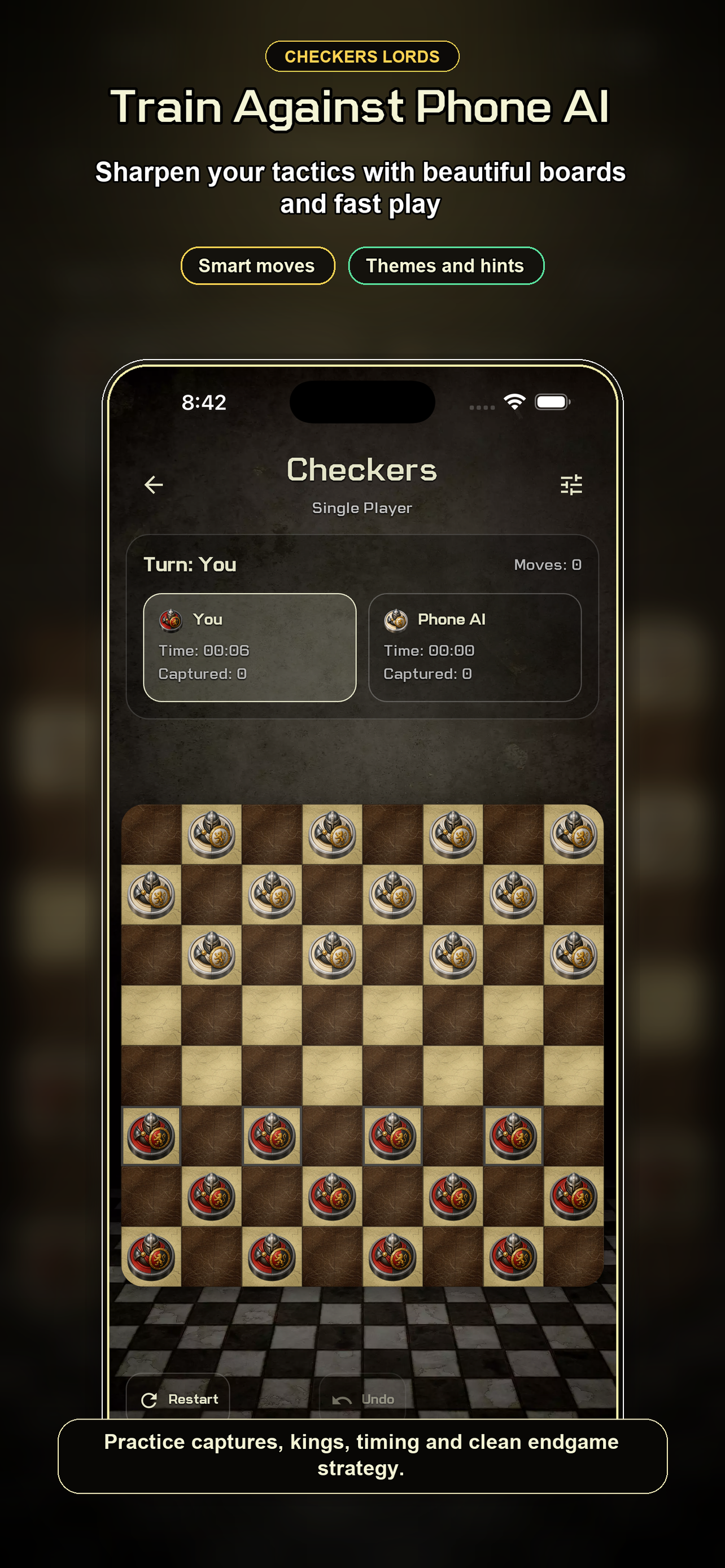 اسکرین شات 8 بازی Draughts Lords: Offline/Online