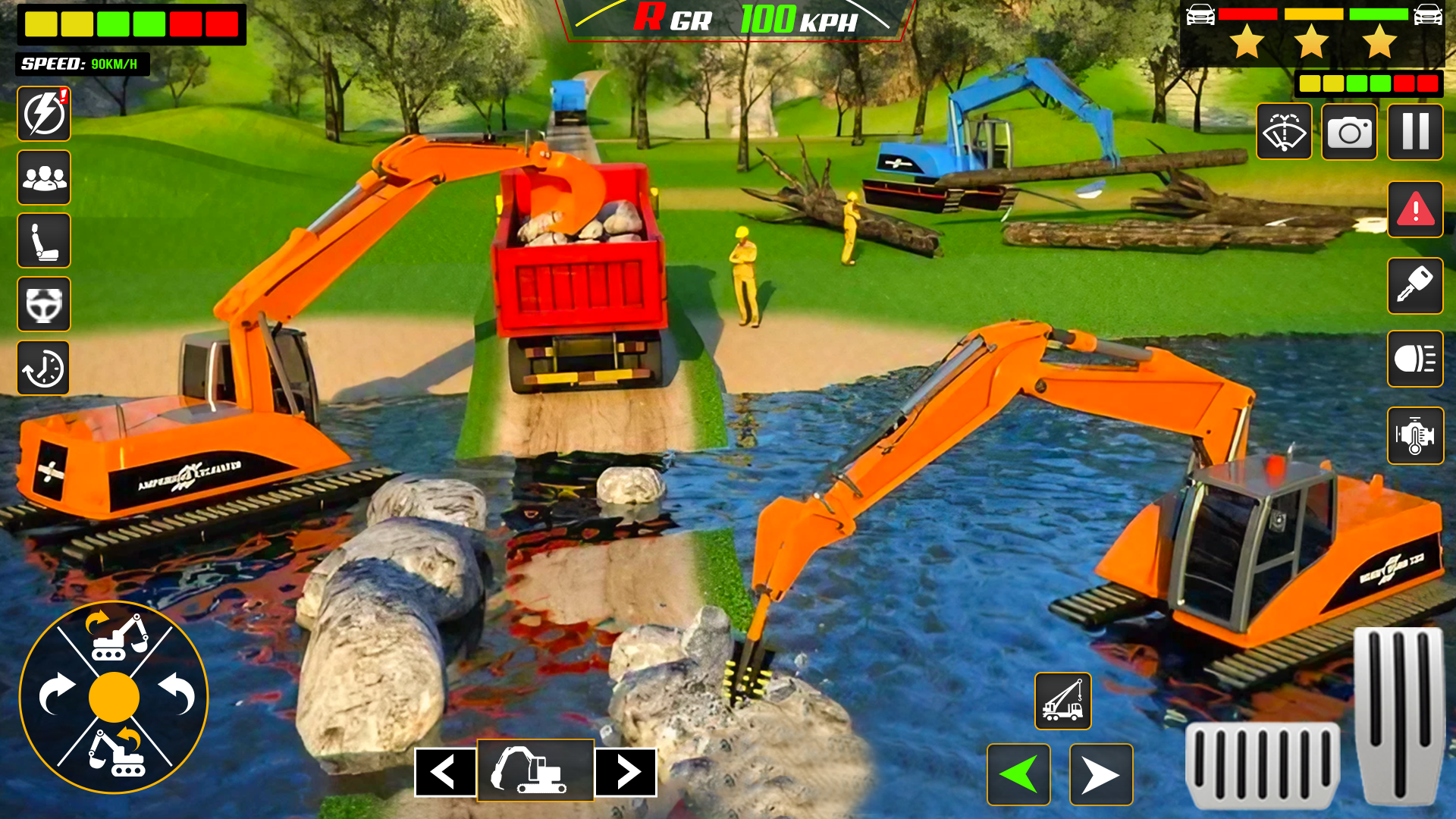 اسکرین شات 1 برنامه Excavator City Construction 3d
