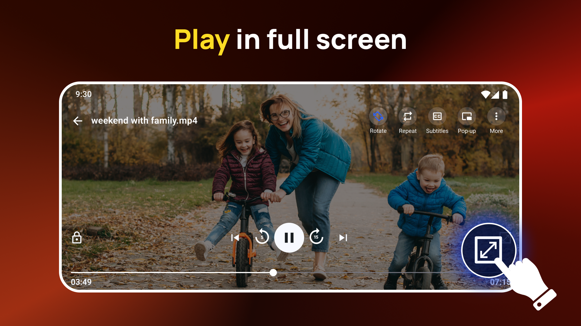 اسکرین شات 5 برنامه All Video Player Media Player