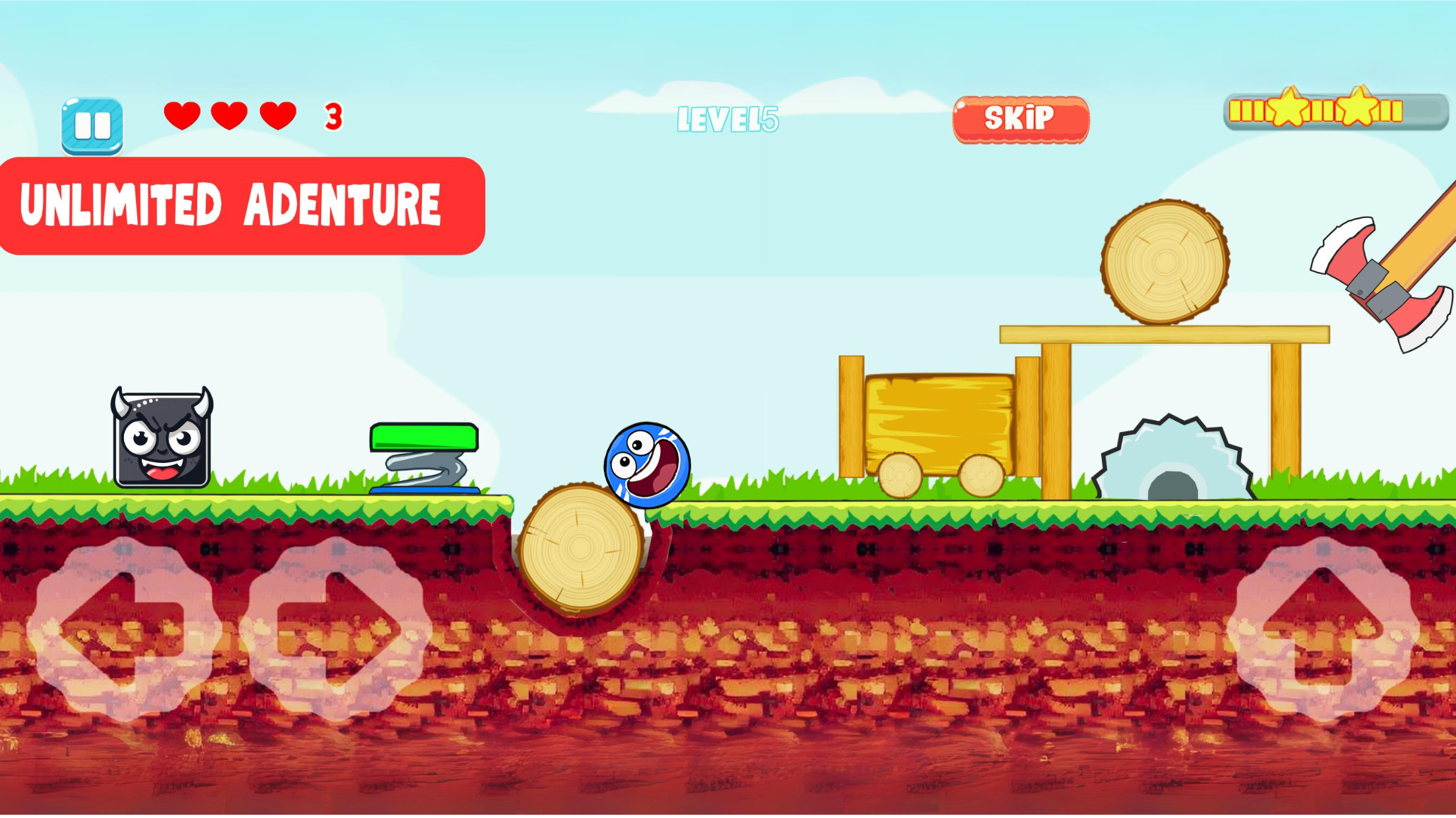 اسکرین شات 1 بازی Ball V - Red Bounce Ball 5