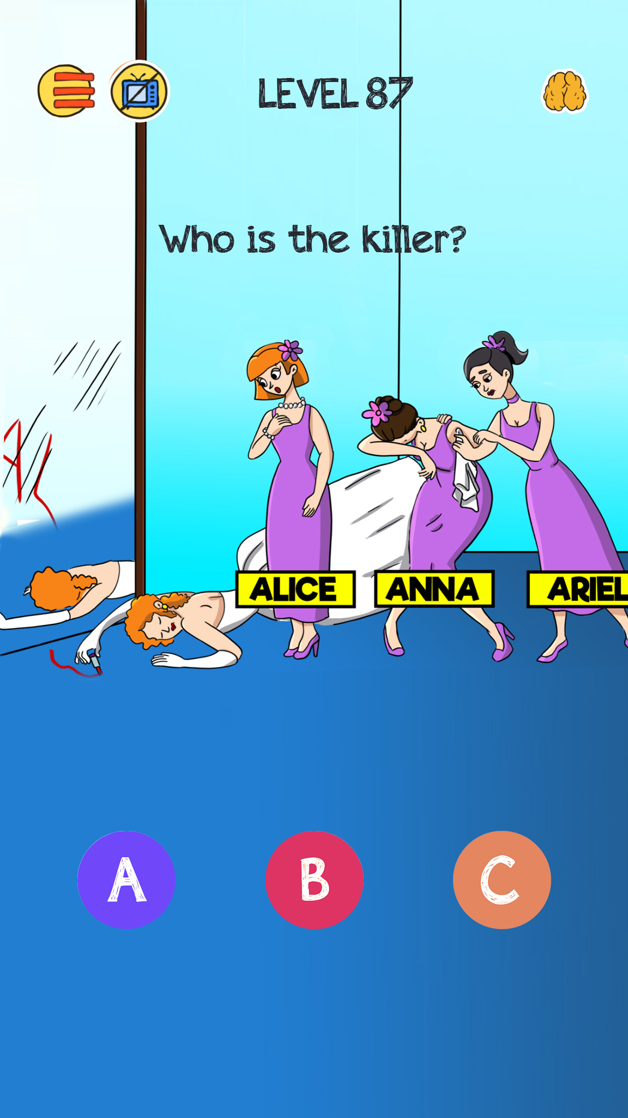 اسکرین شات 3 بازی Brain Who? Tricky Riddle Tests