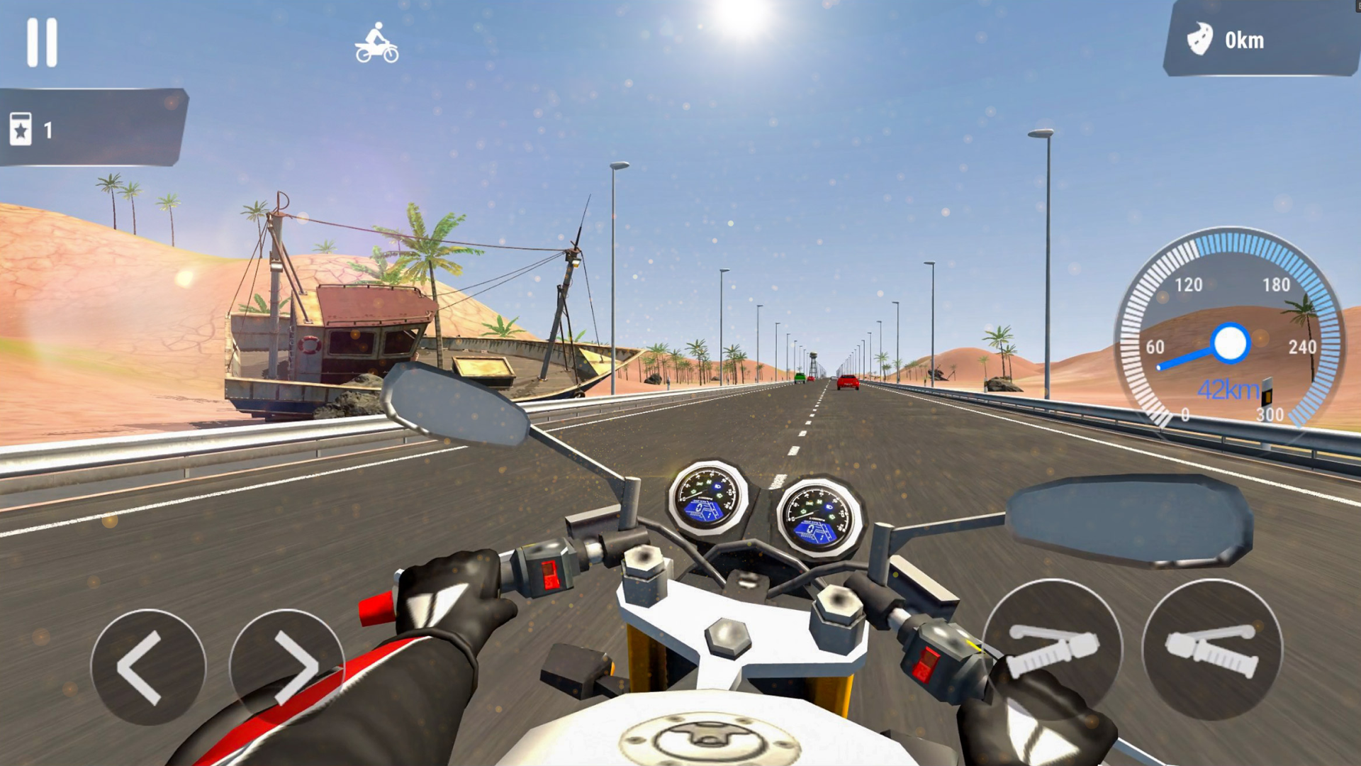 اسکرین شات 6 بازی Motorcycle Racing Simulator