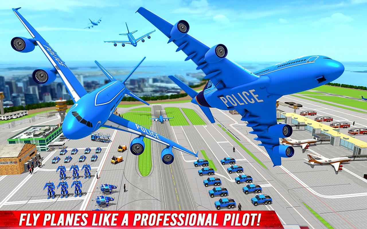 اسکرین شات 6 برنامه Rhino Robot: Mech Robot Game