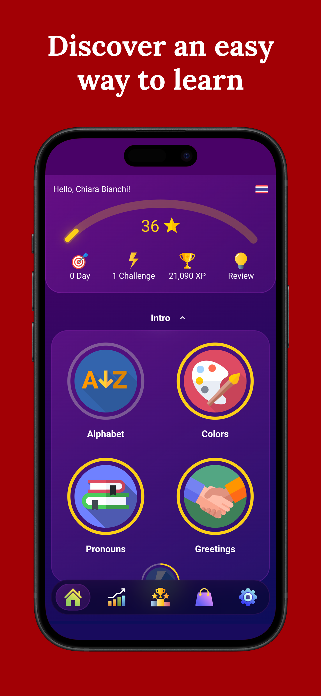 اسکرین شات 2 برنامه Learn Thai - Beginners