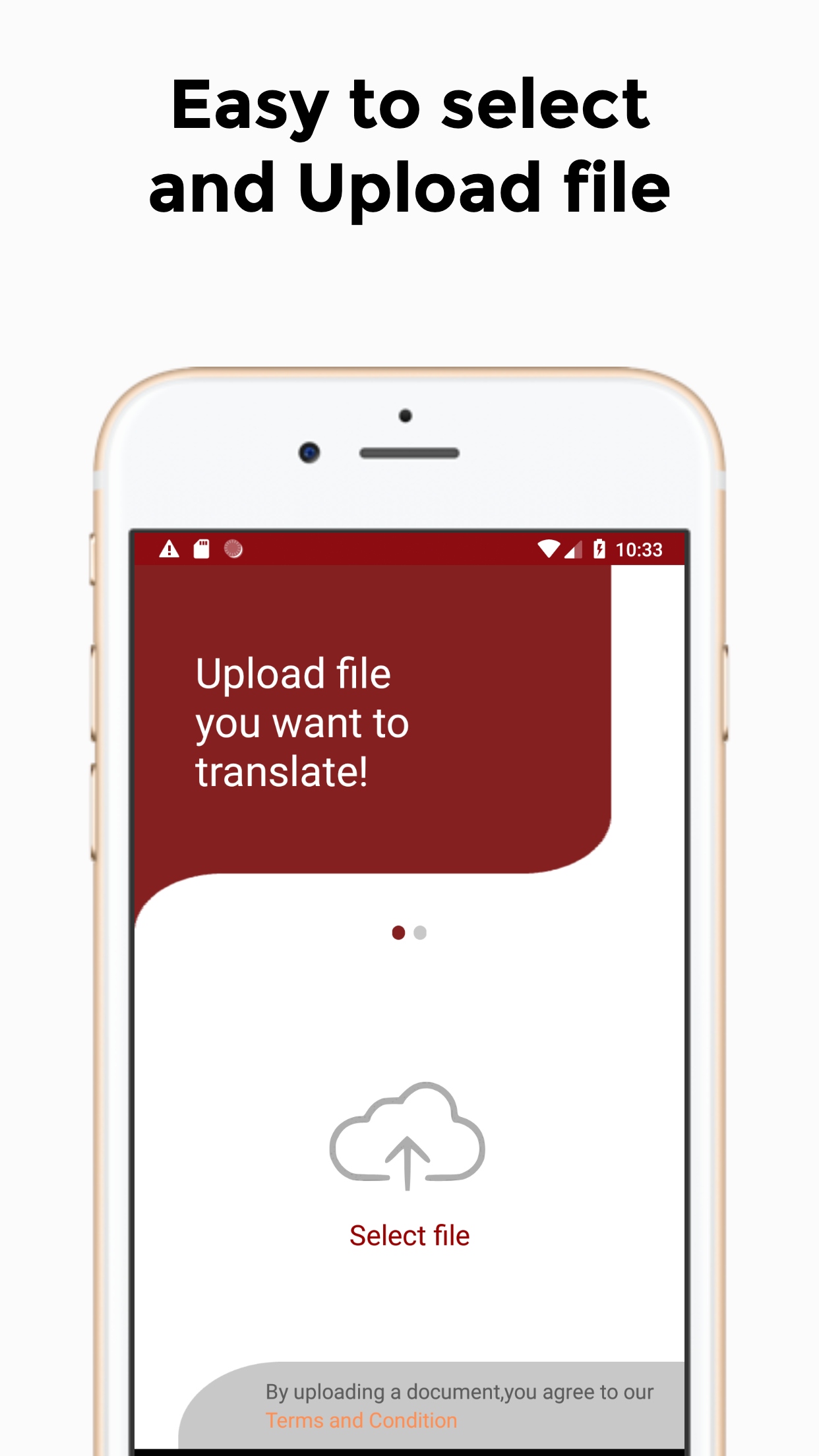 اسکرین شات 2 برنامه PDF Document Translator