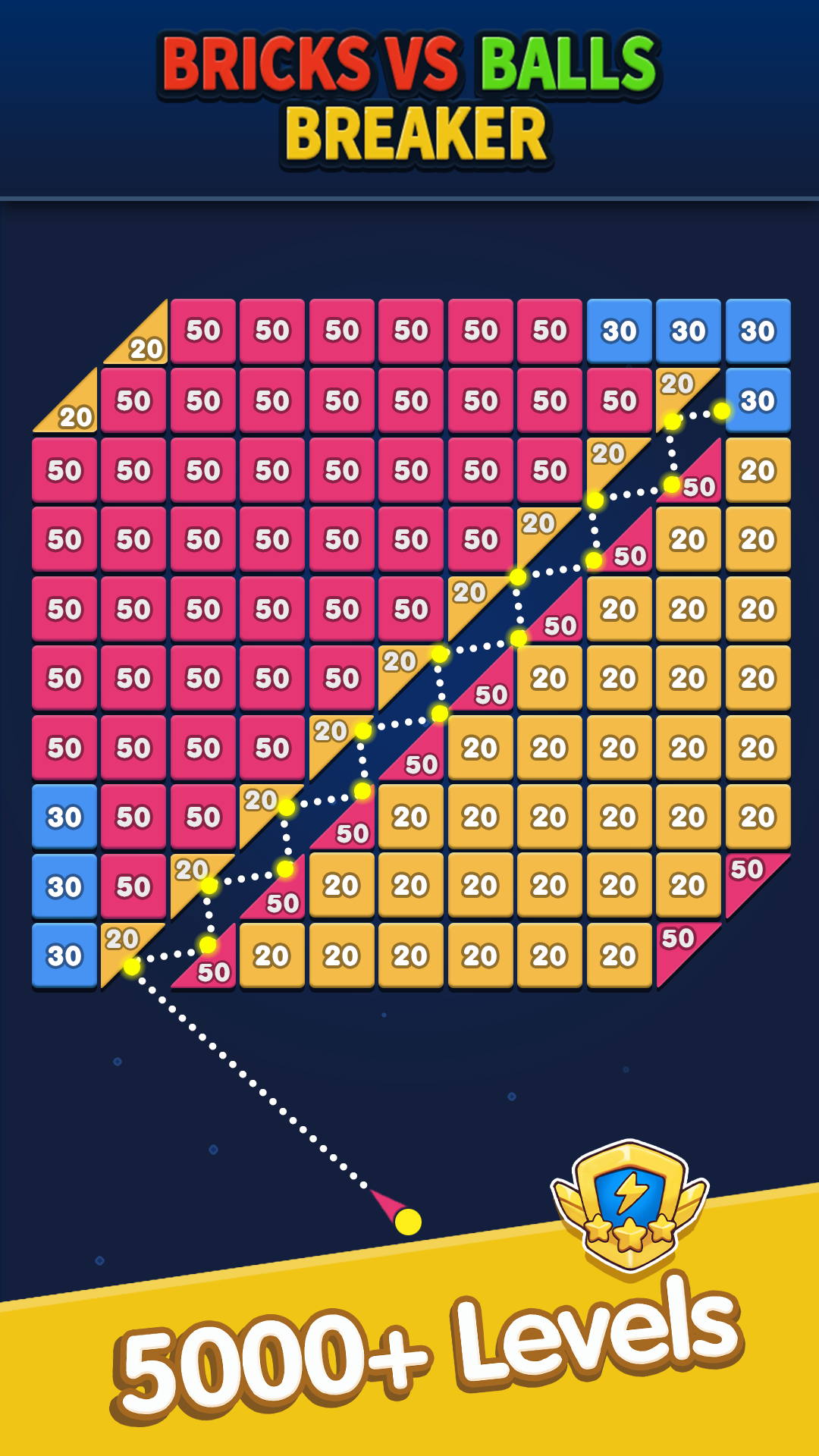 اسکرین شات 5 بازی Bricks vs Balls Breaker