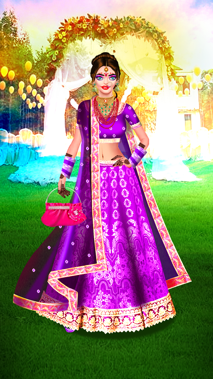 اسکرین شات 2 بازی Indian Wedding: DressUp Makeup