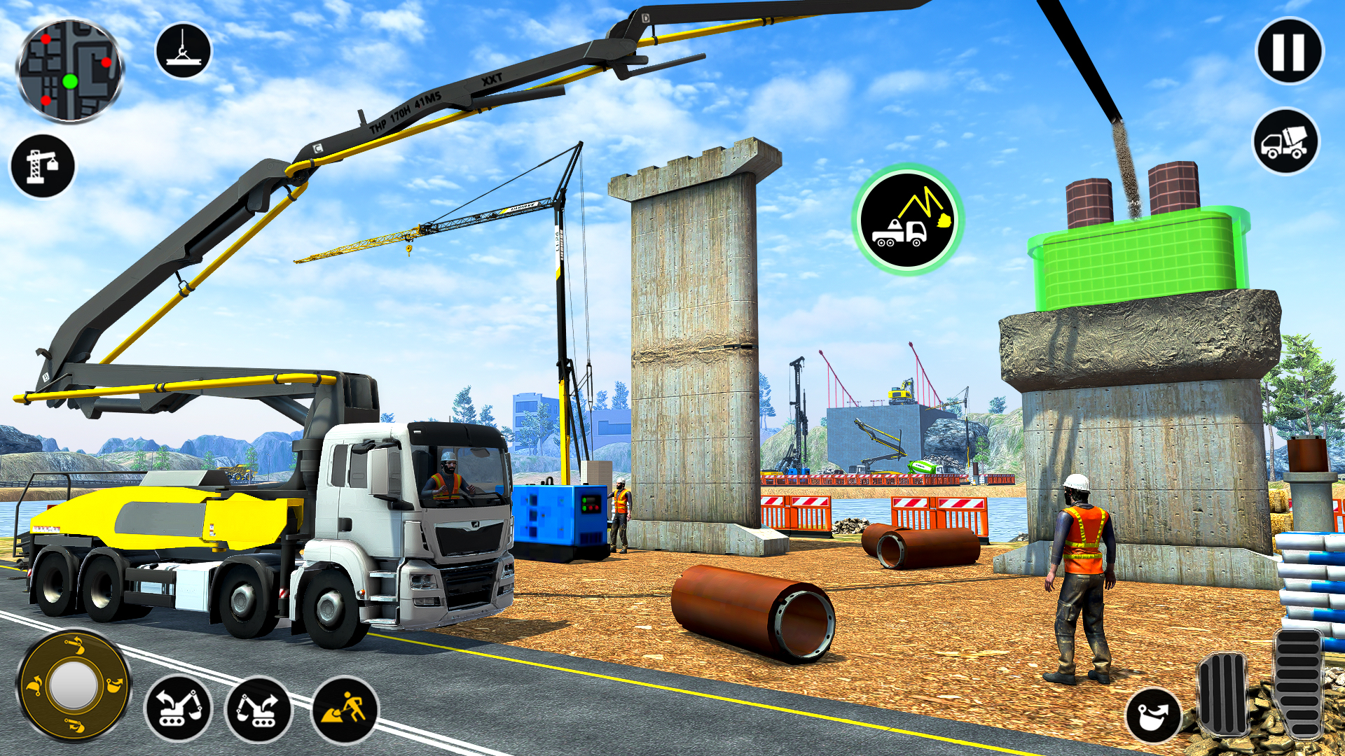 اسکرین شات 3 بازی Bridge Construction Simulator