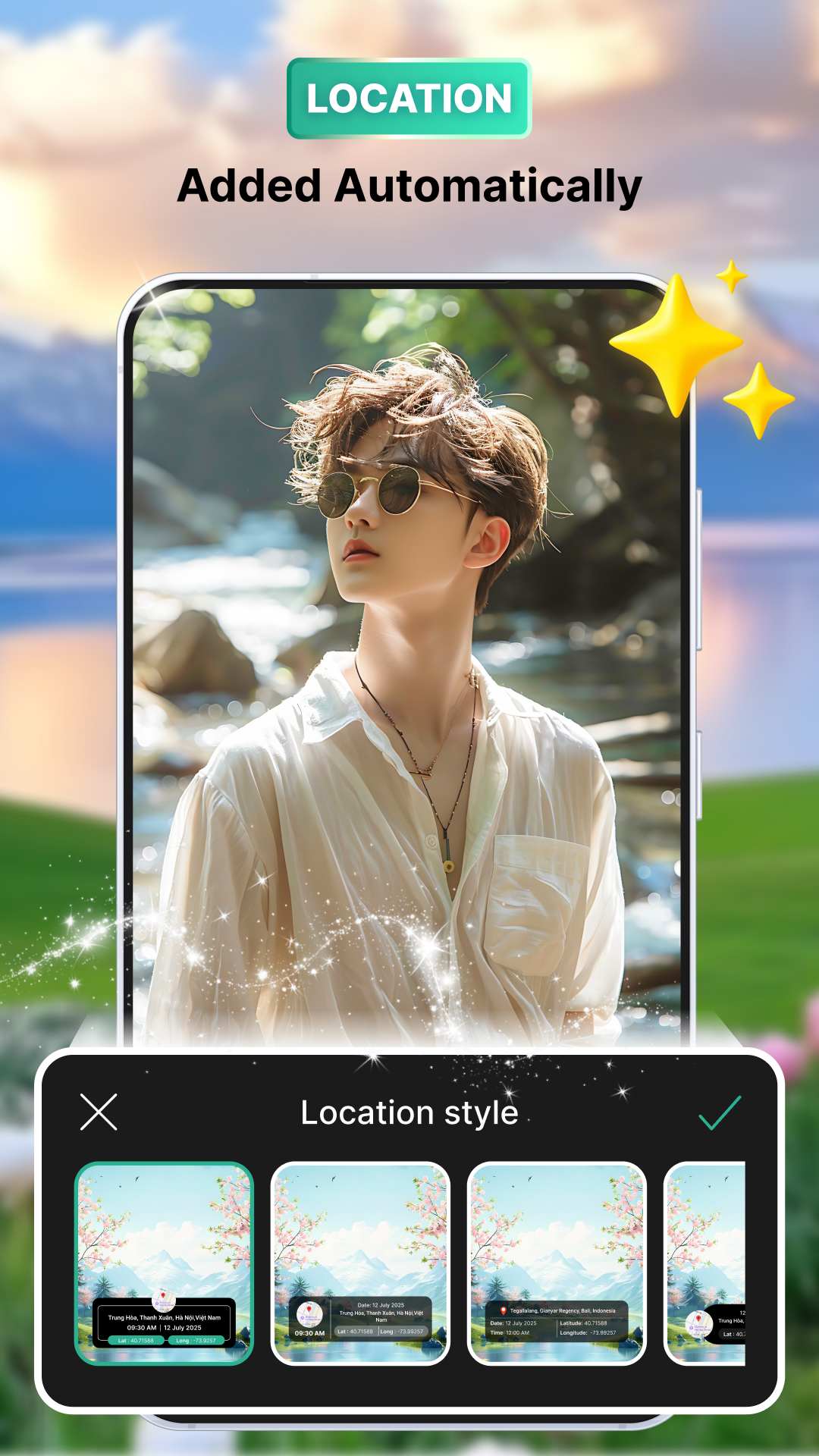 اسکرین شات 2 برنامه GPS Camera & Map Viewer