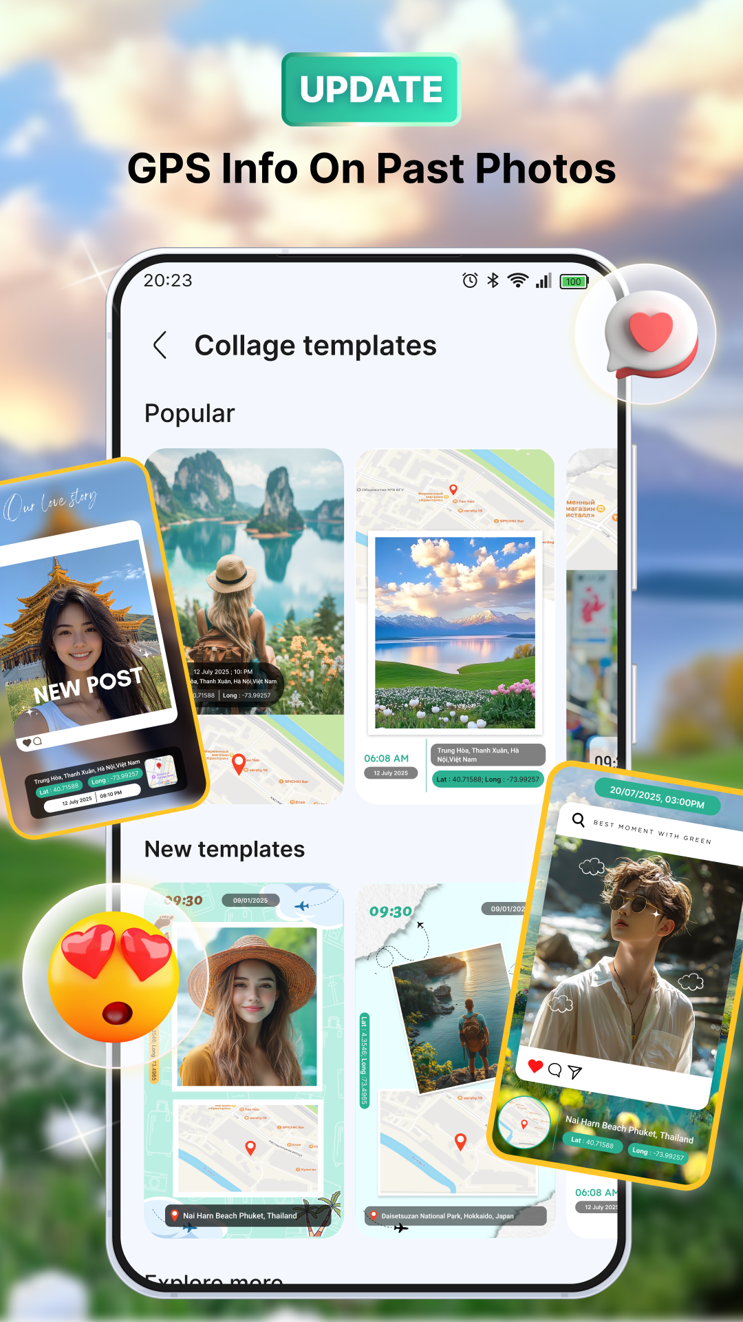 اسکرین شات 6 برنامه GPS Camera & Map Viewer