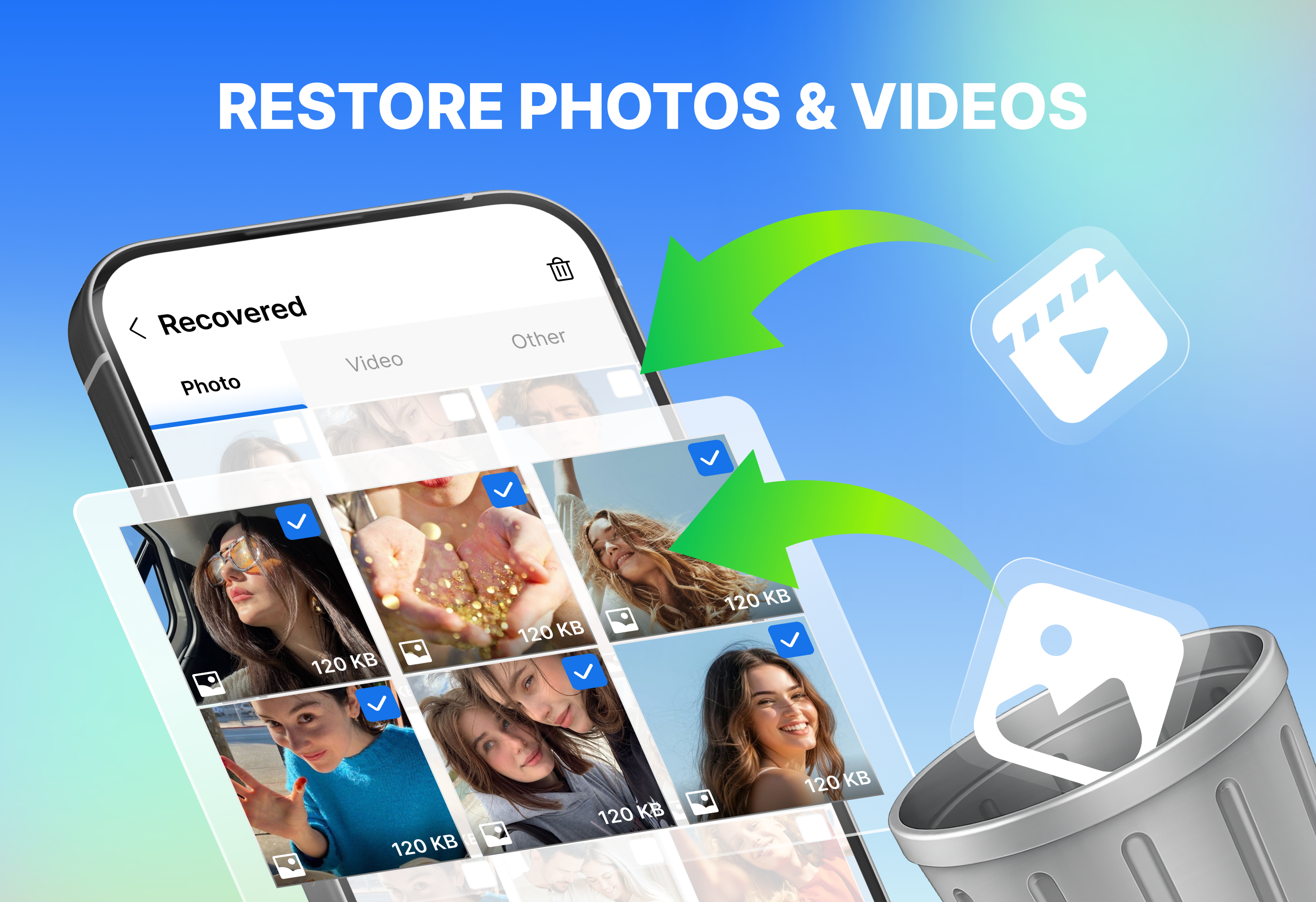 اسکرین شات 1 برنامه Photo Recovery & File Restore