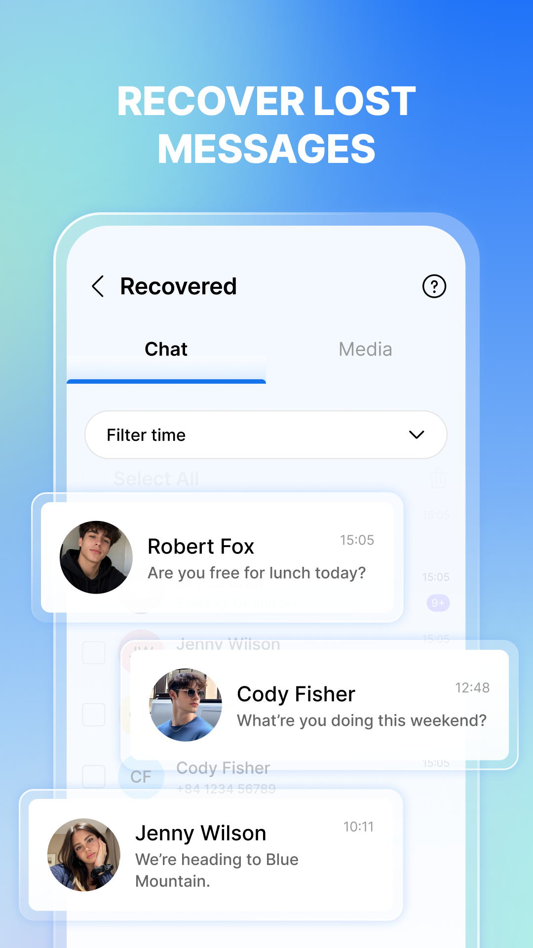اسکرین شات 2 برنامه Photo Recovery & File Restore