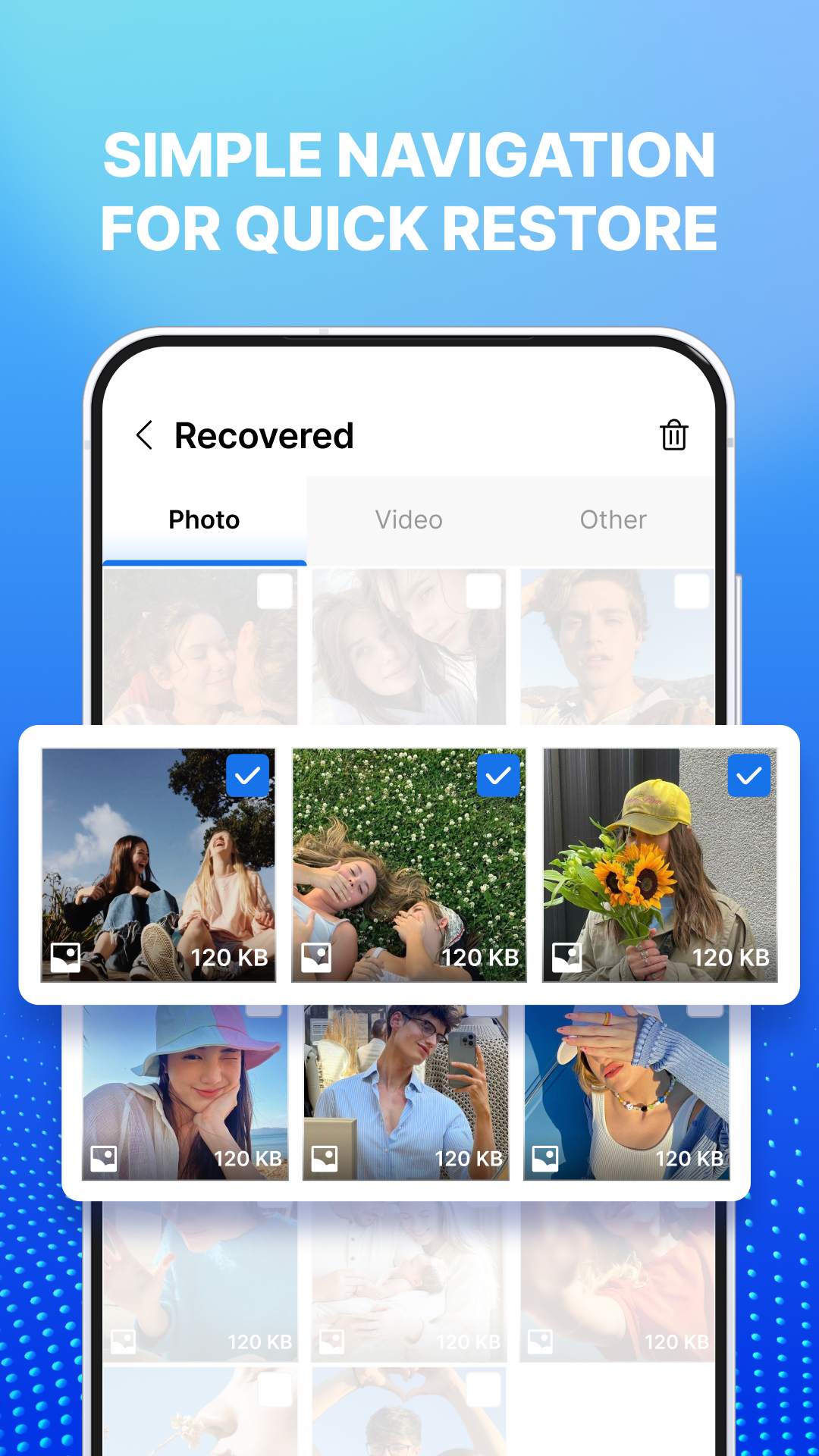 اسکرین شات 4 برنامه Photo Recovery & File Restore