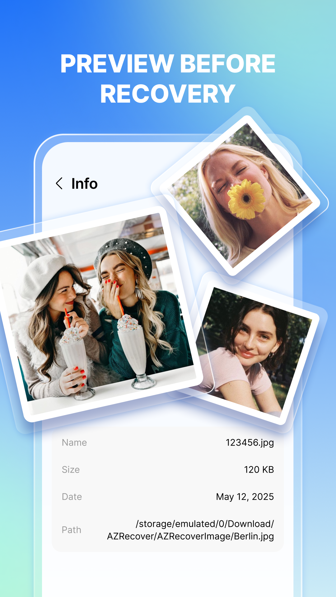 اسکرین شات 5 برنامه Photo Recovery & File Restore