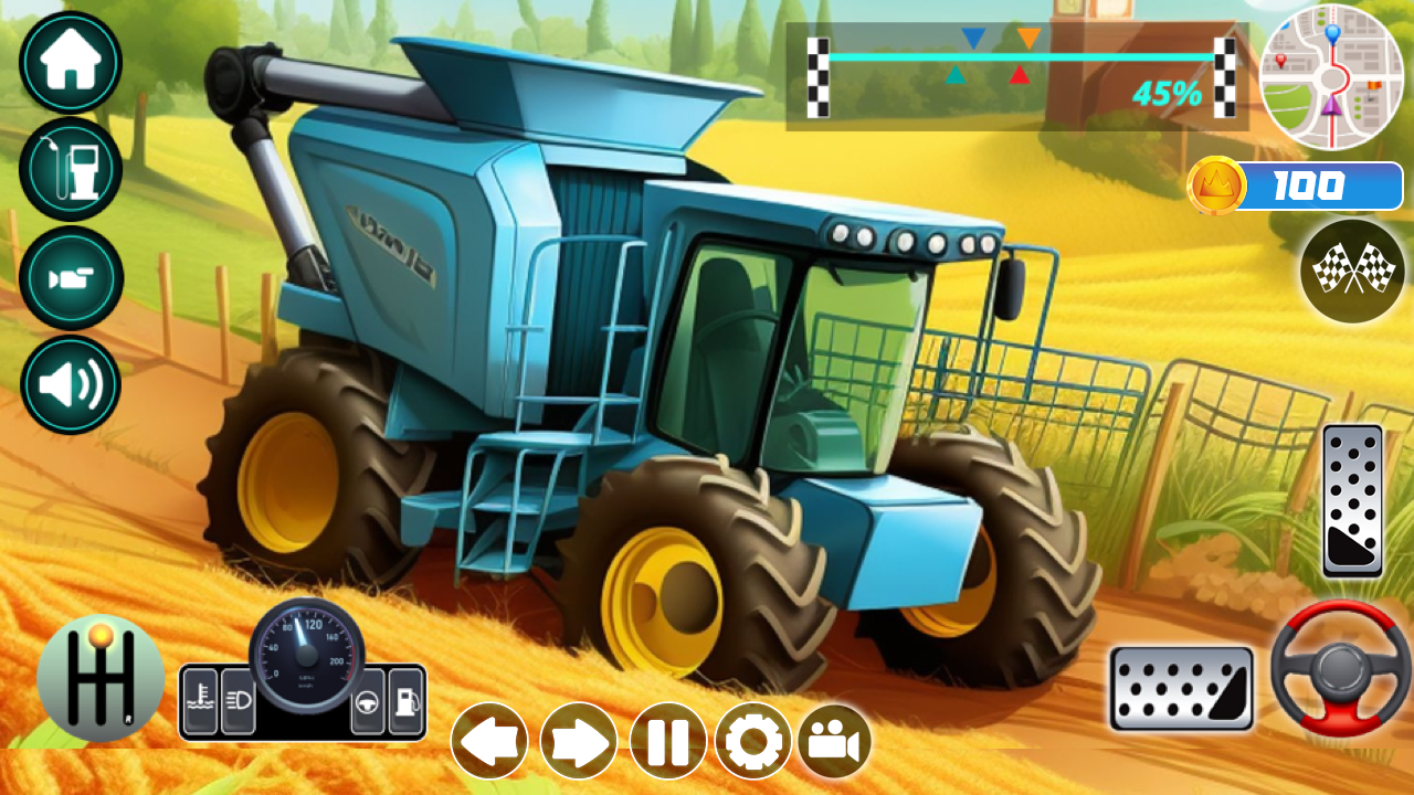 اسکرین شات 4 بازی Farm Tractors Dinosaurs Games