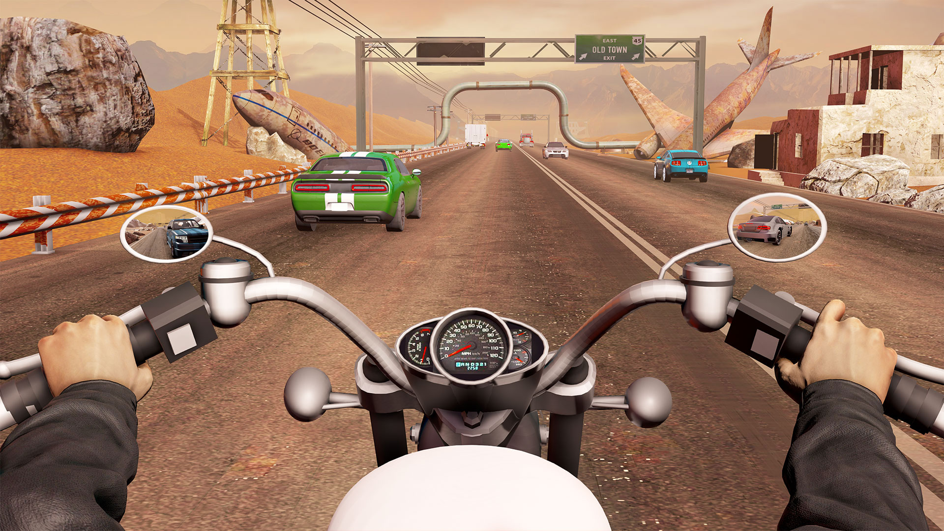 اسکرین شات 2 بازی Motorbike Games Racing Bikes