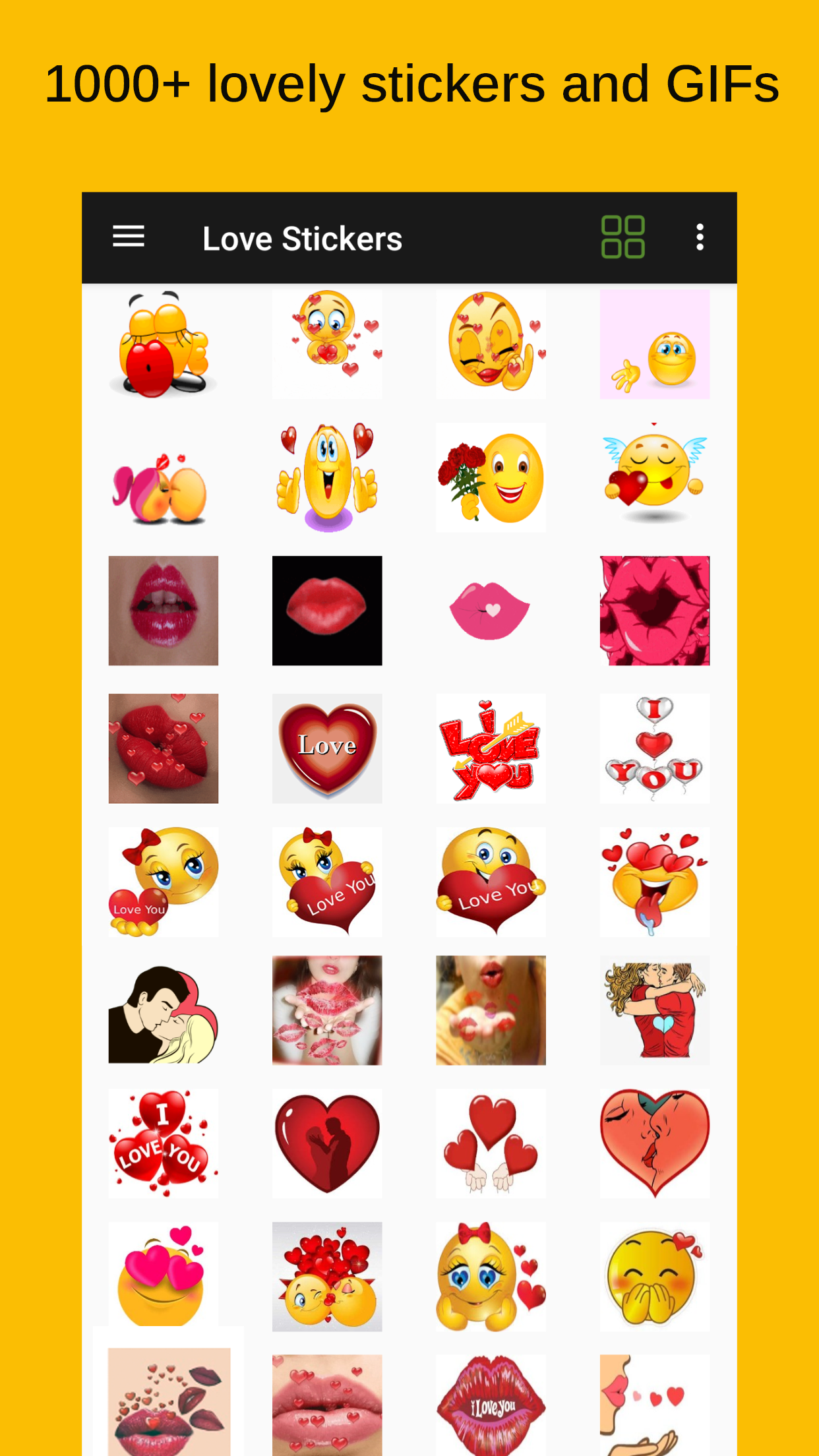 اسکرین شات 4 برنامه ILove Stickers - WASticker