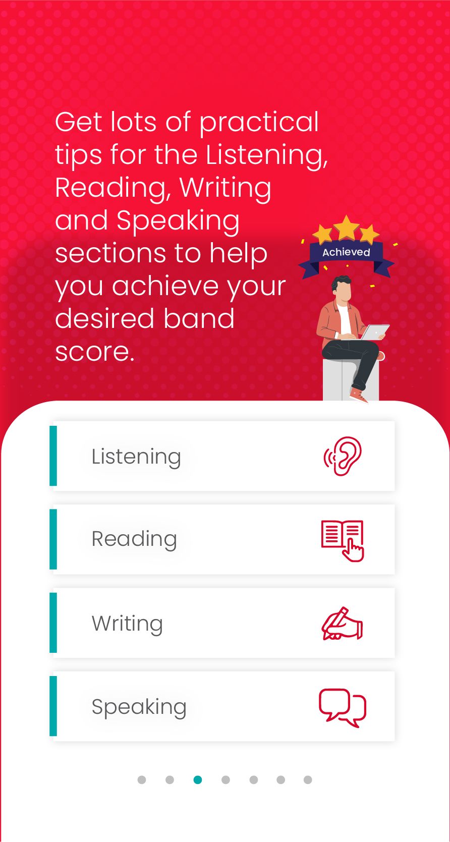 اسکرین شات 3 برنامه IELTS Prep App - takeielts.org