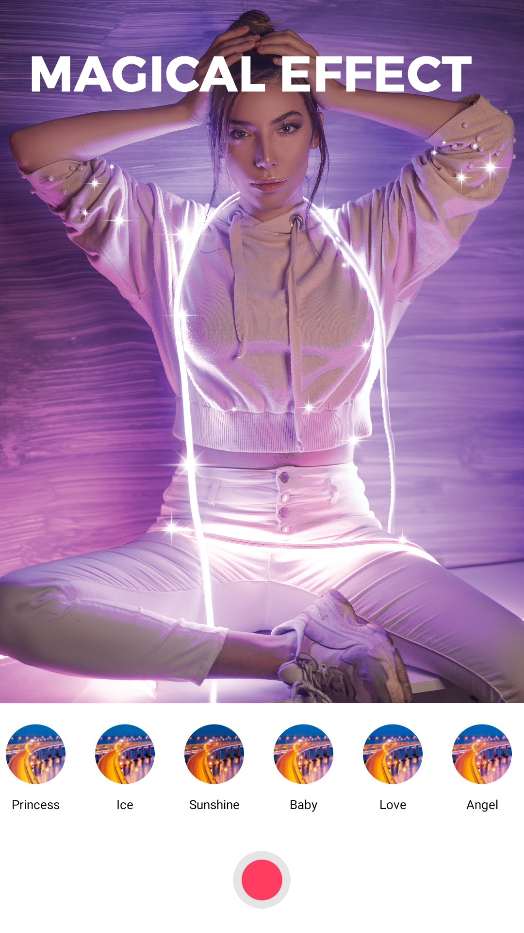 اسکرین شات 5 برنامه KiraKira+ - Sparkle Effects