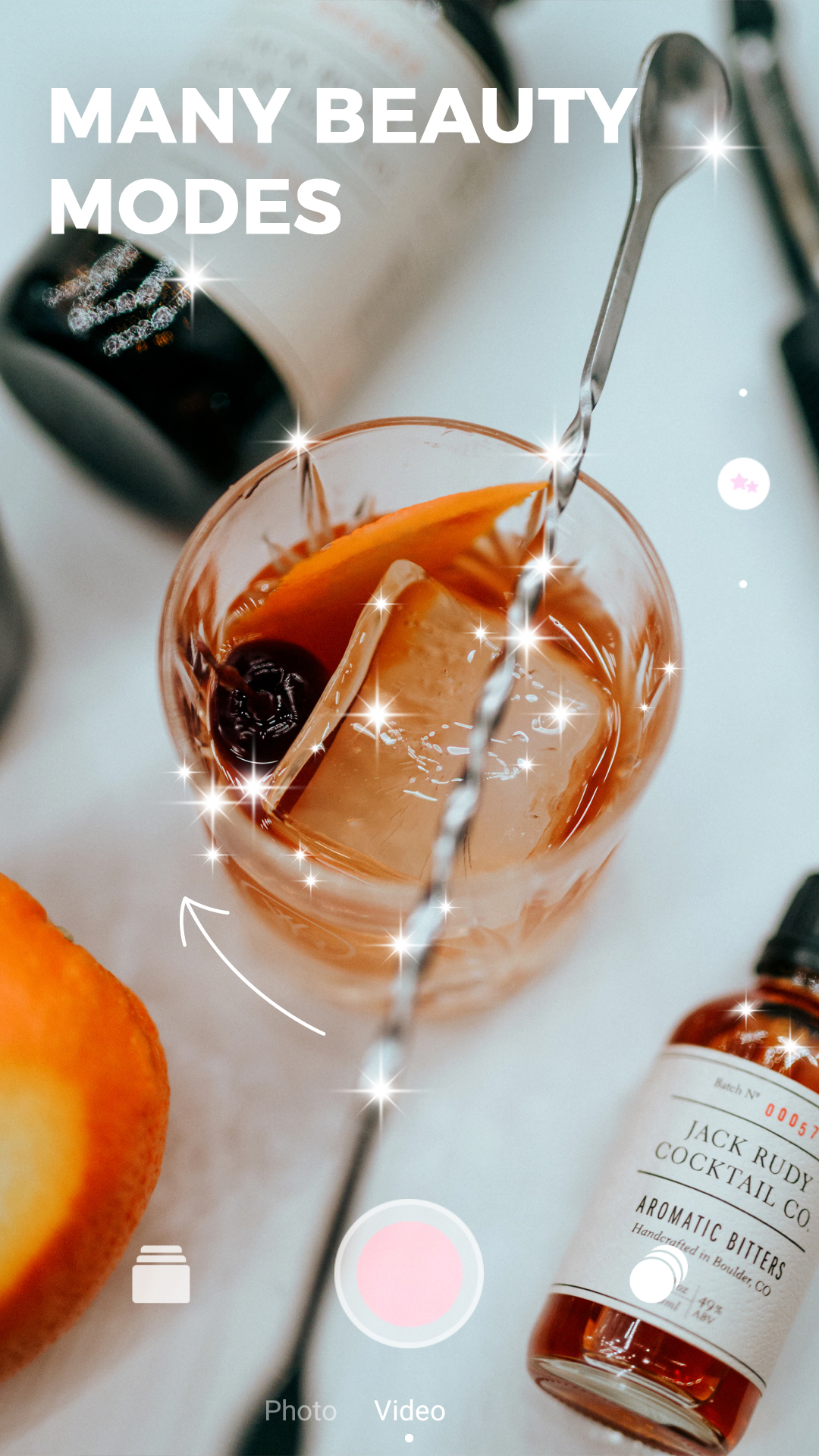 اسکرین شات 4 برنامه KiraKira+ - Sparkle Effects