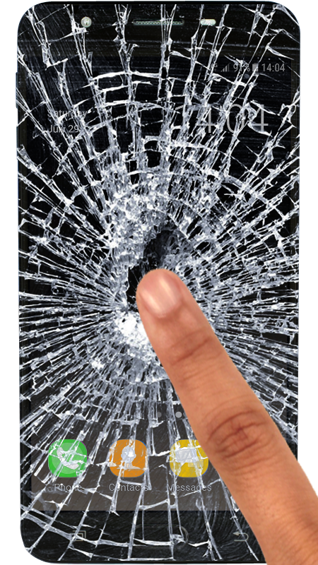 اسکرین شات 3 برنامه Broken screen prank