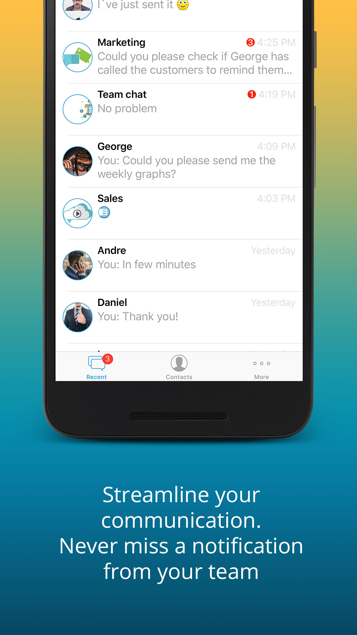 اسکرین شات 4 برنامه Brosix
