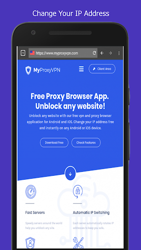 اسکرین شات 6 برنامه Free Proxy VPN Browser - MyProxyVPN