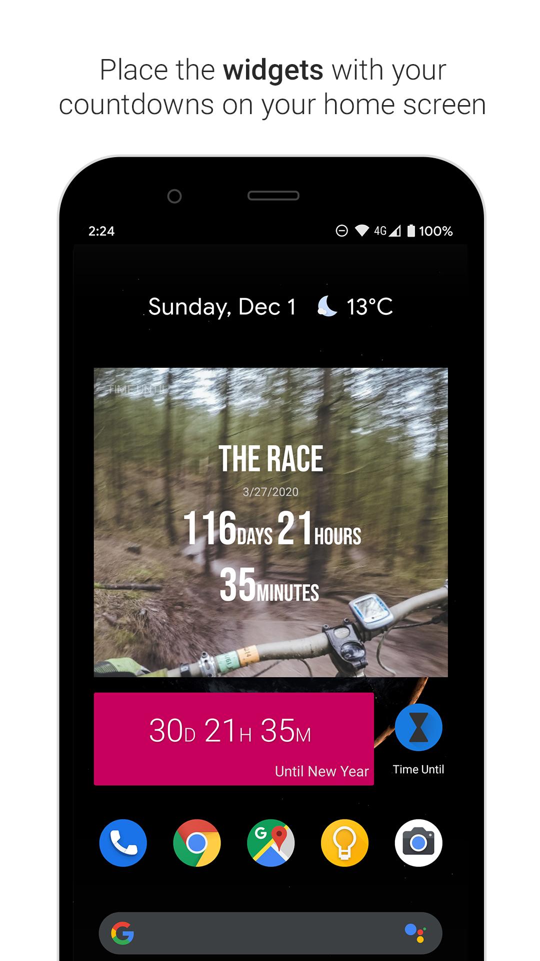 اسکرین شات 4 برنامه Time Until: Countdowns, Widget