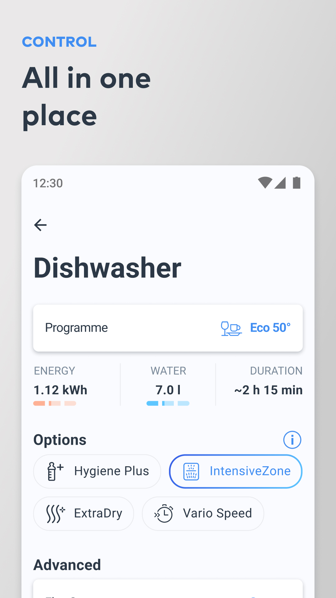 اسکرین شات 5 برنامه Home Connect