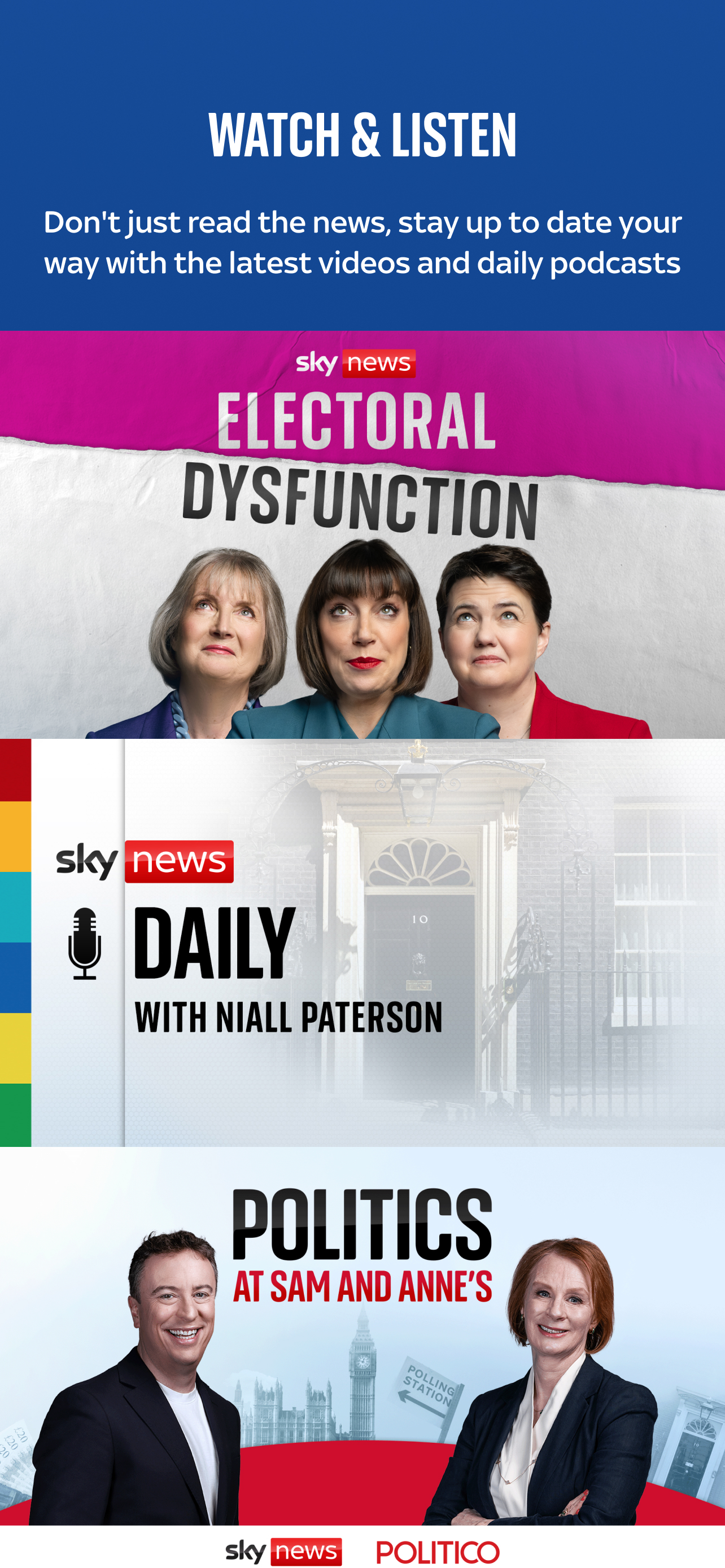 اسکرین شات 6 برنامه Sky News: Breaking, UK & World