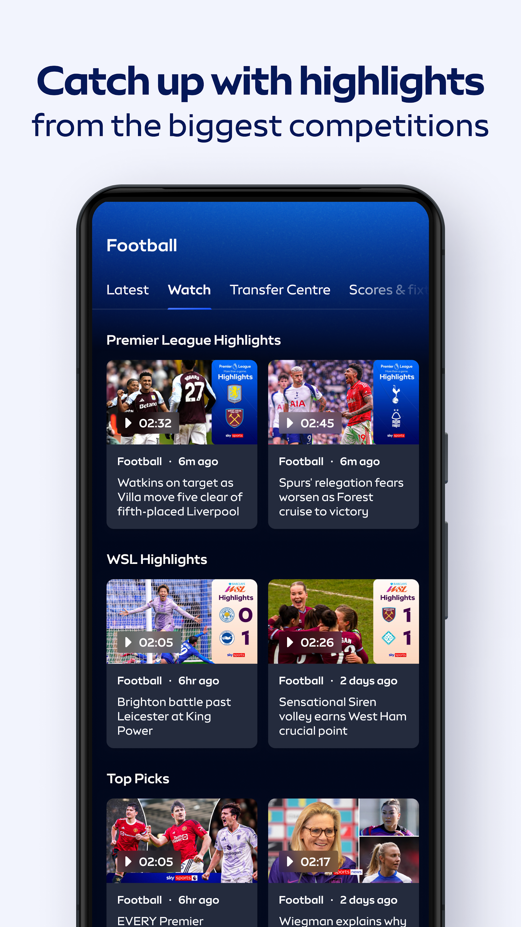 اسکرین شات 8 برنامه Sky Sports