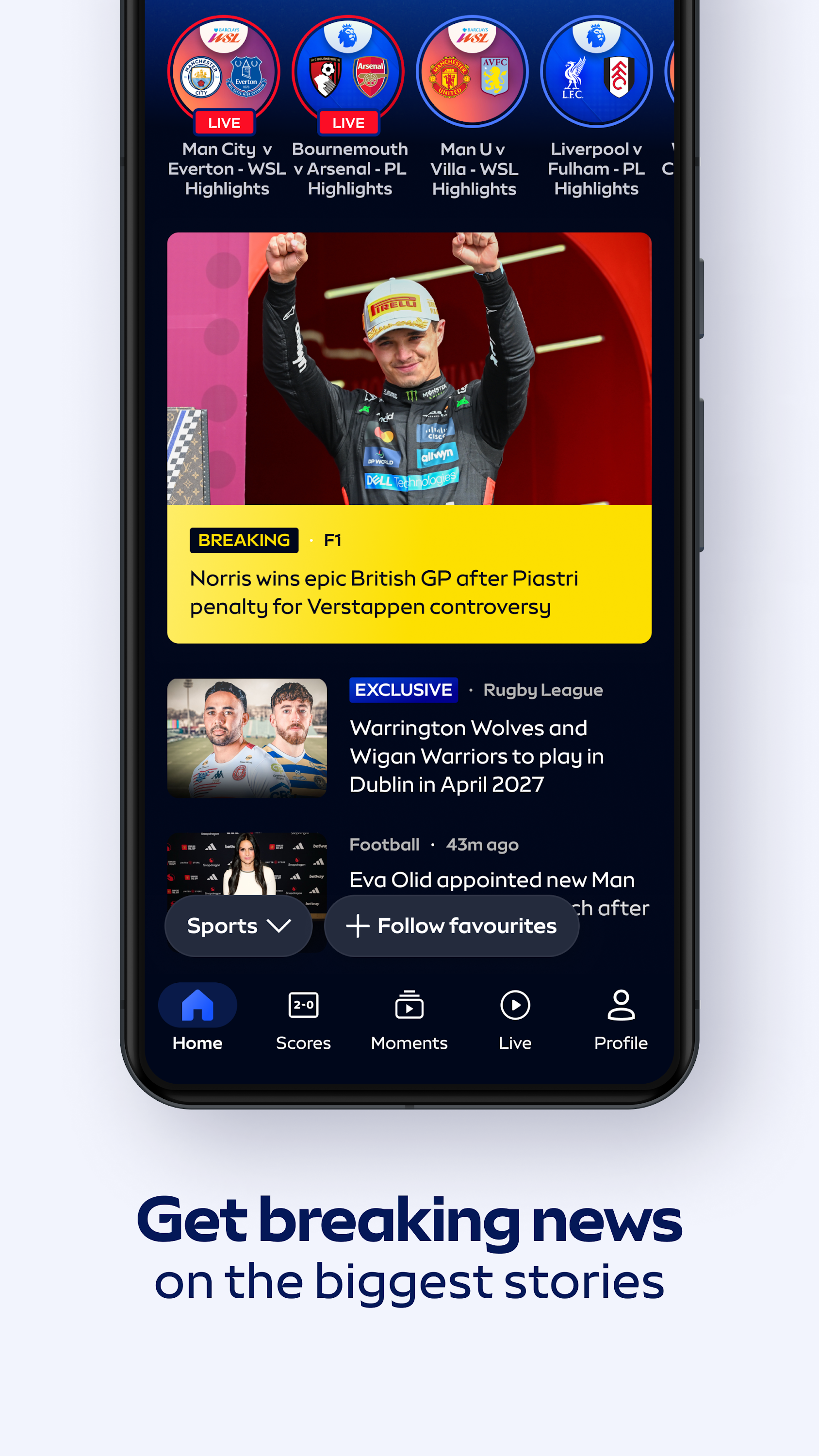 اسکرین شات 6 برنامه Sky Sports