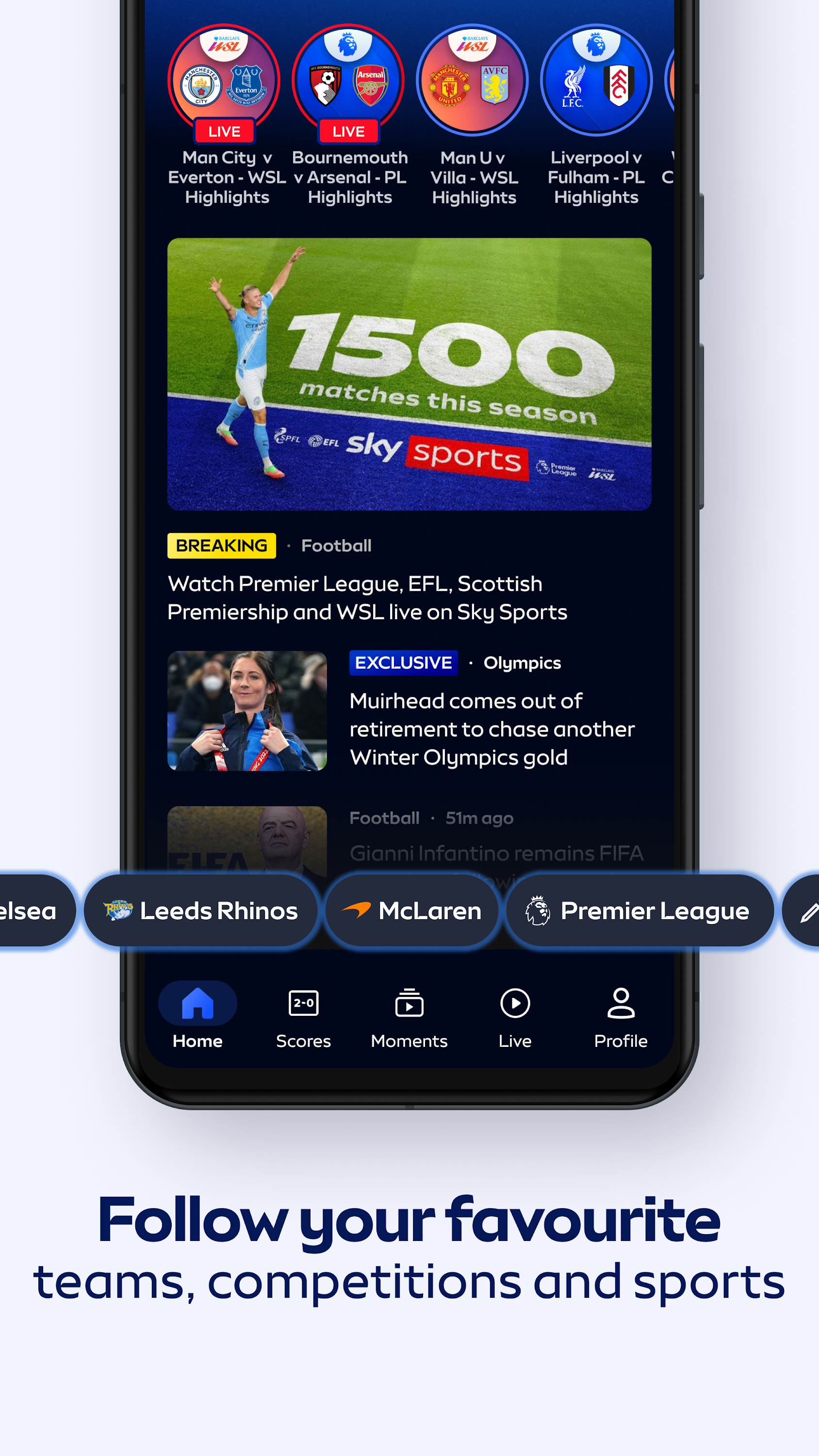 اسکرین شات 4 برنامه Sky Sports