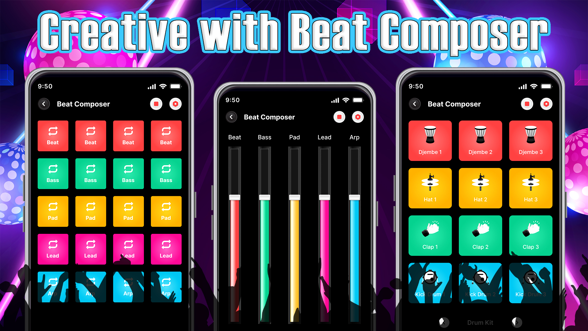 اسکرین شات 3 برنامه DJ Mixer - DJ Music Mix