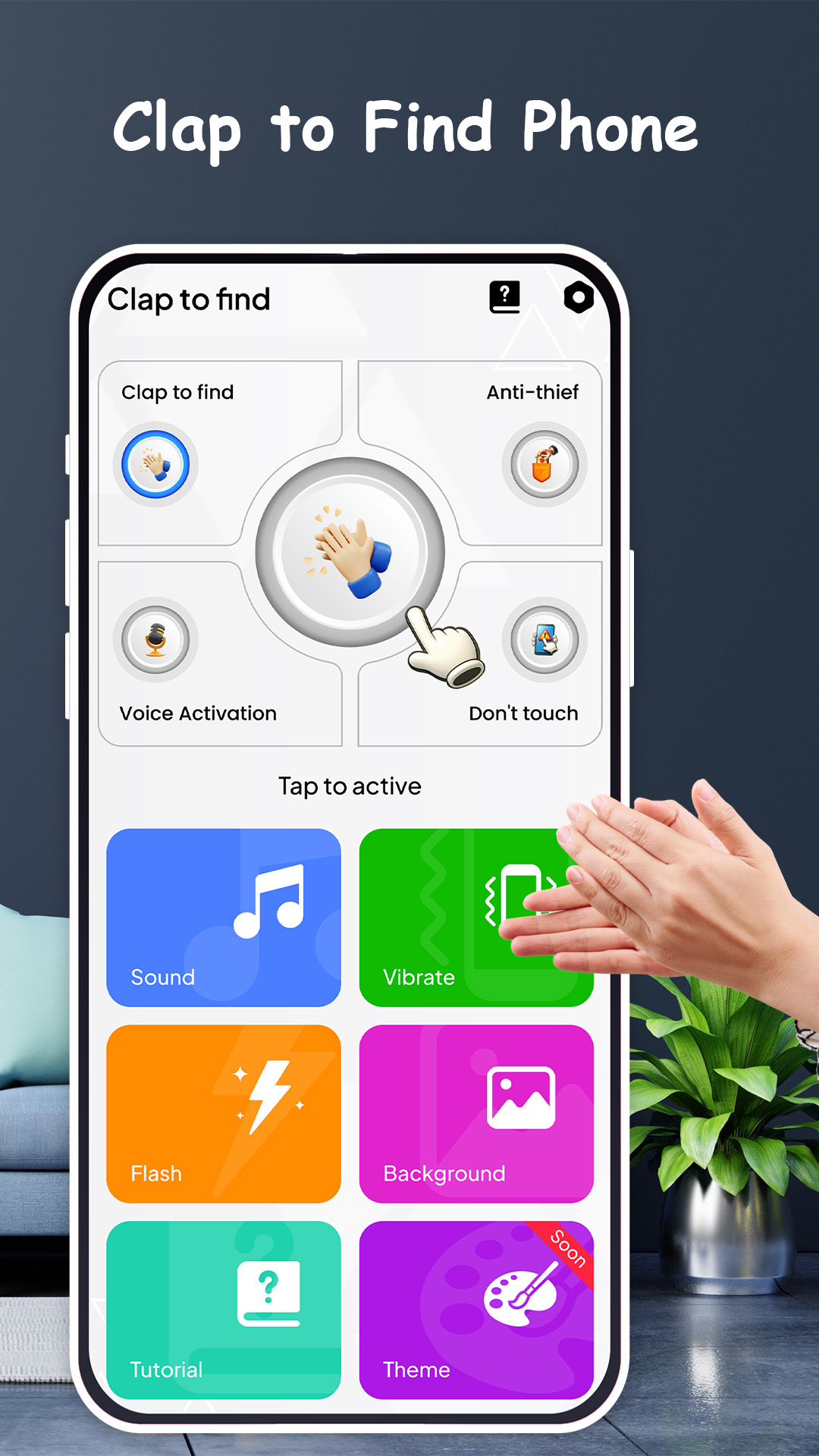اسکرین شات 4 برنامه Find My Phone by Clap
