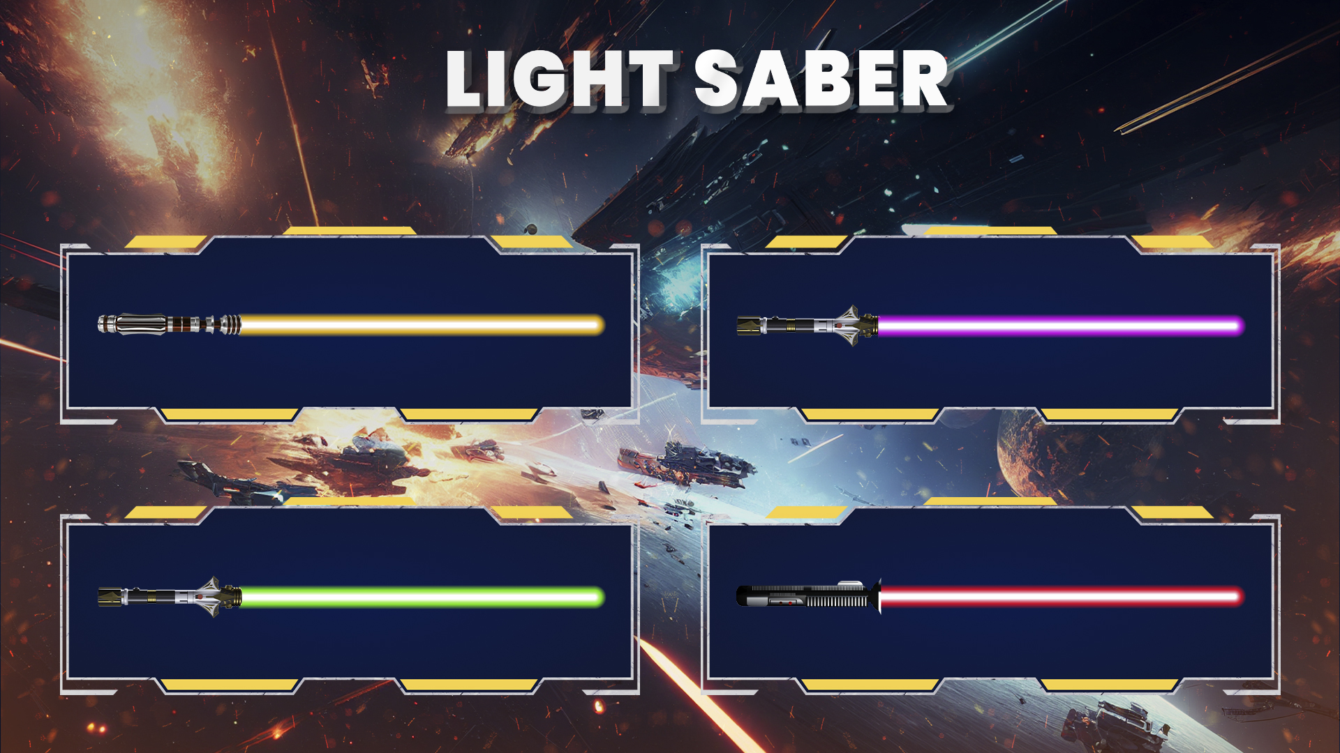 اسکرین شات 4 برنامه Lightsaber & Gun Simulator